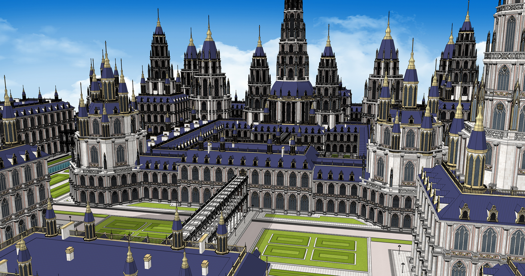 중세 판타지 궁전 Medieval fantasy Palace-3