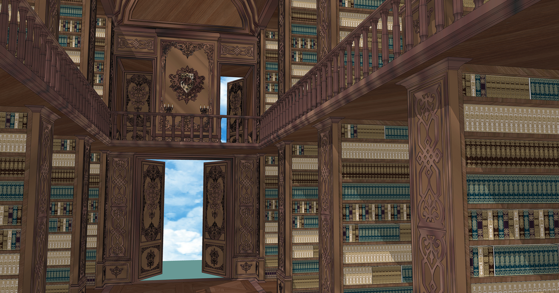 복도형 도서관Corridor-type library-5 복도형 도서관Corridor-type library-5