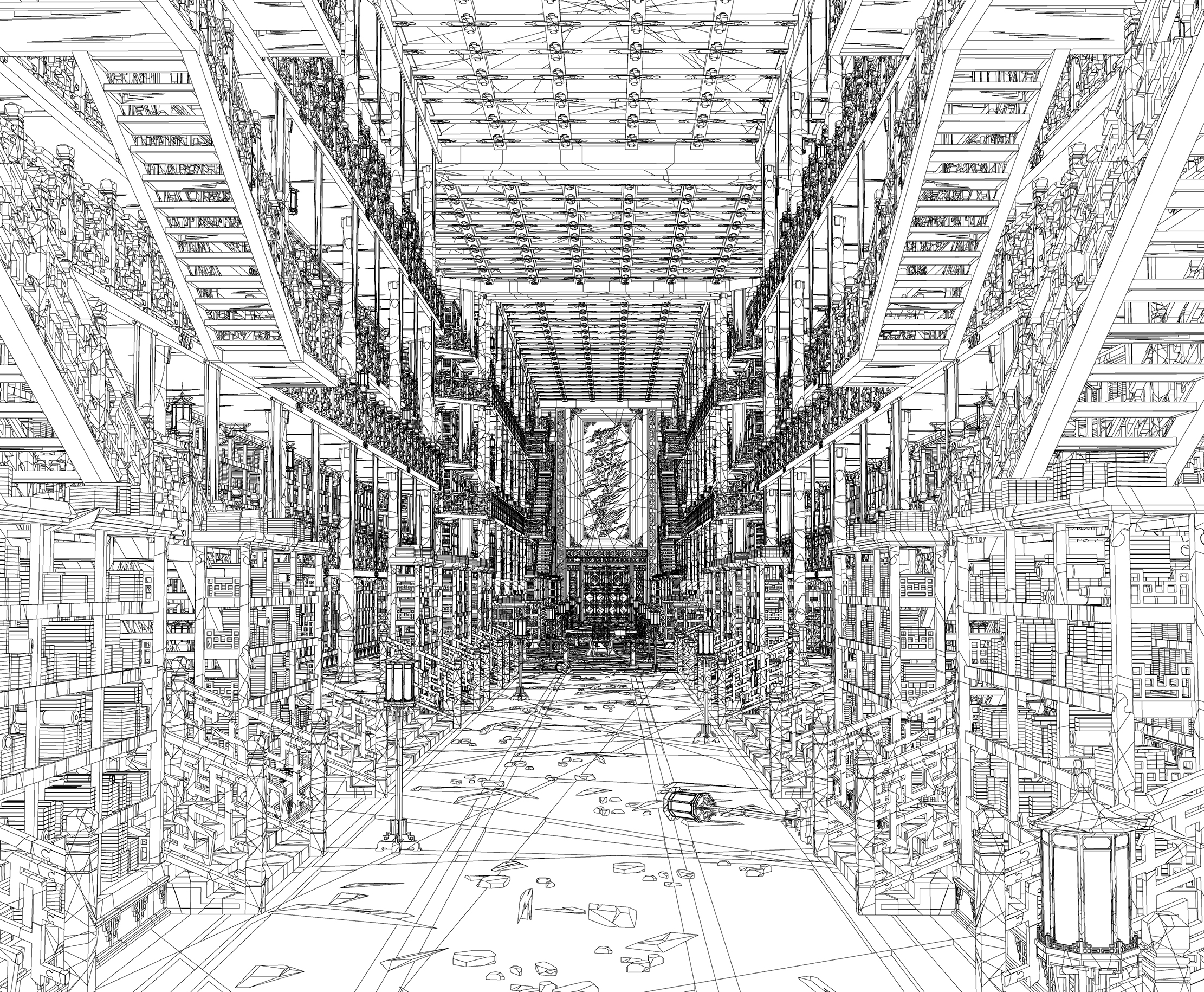 비급서고 폐허 Secret library ruin ver5라인-1