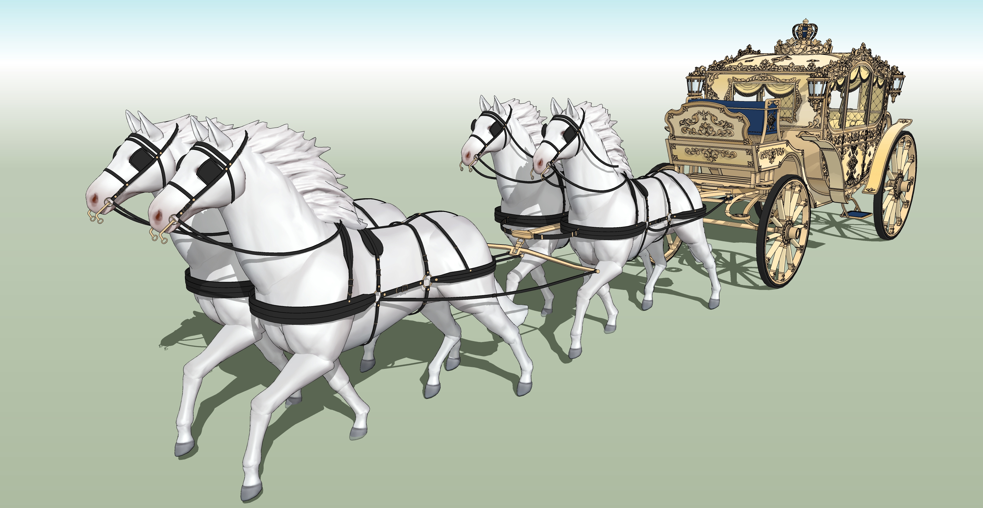 왕실마차 황금색 Royal carriage gold-3 왕실마차 황금색 Royal carriage gold-3