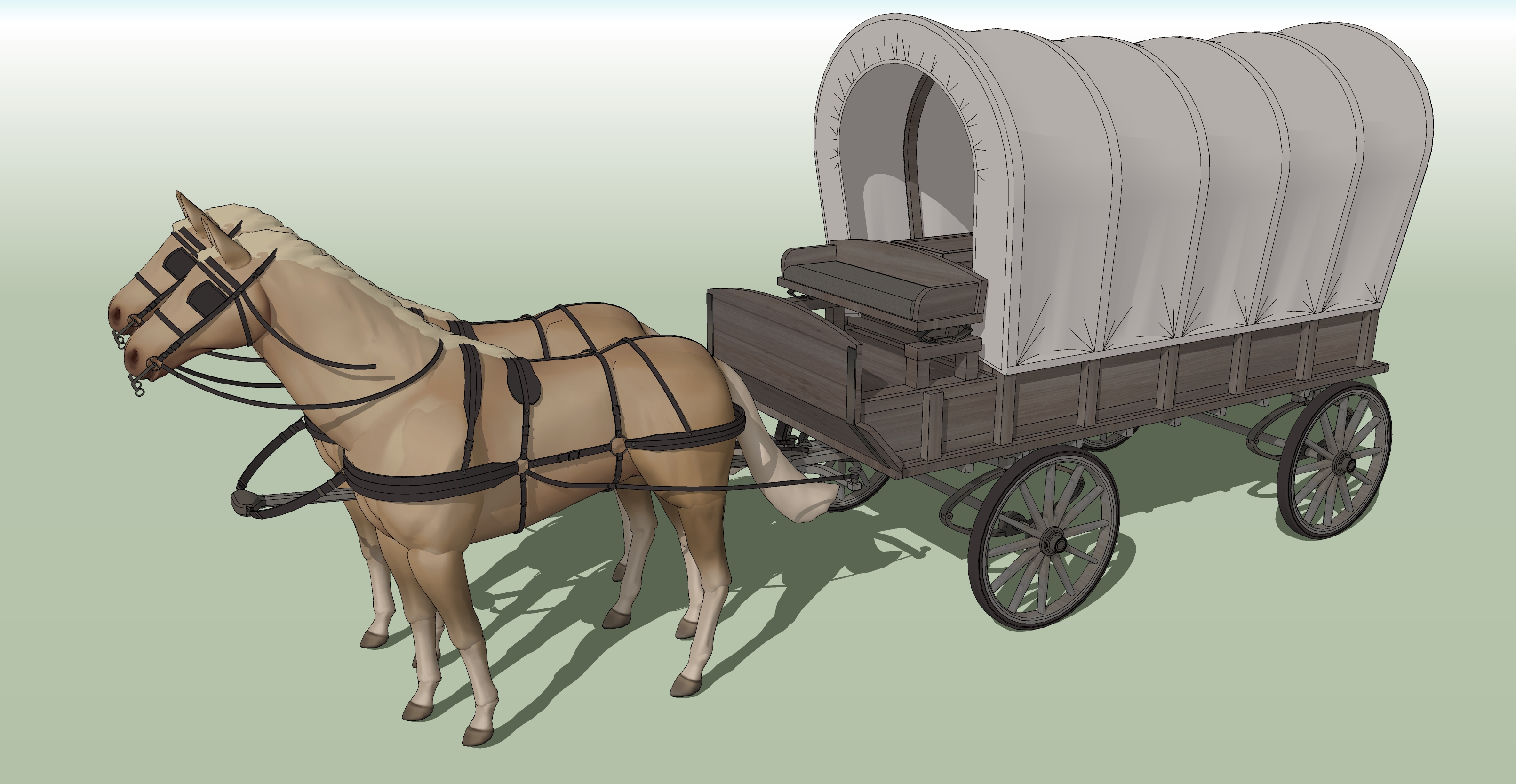 짐 마차 회색 wagon gray-1