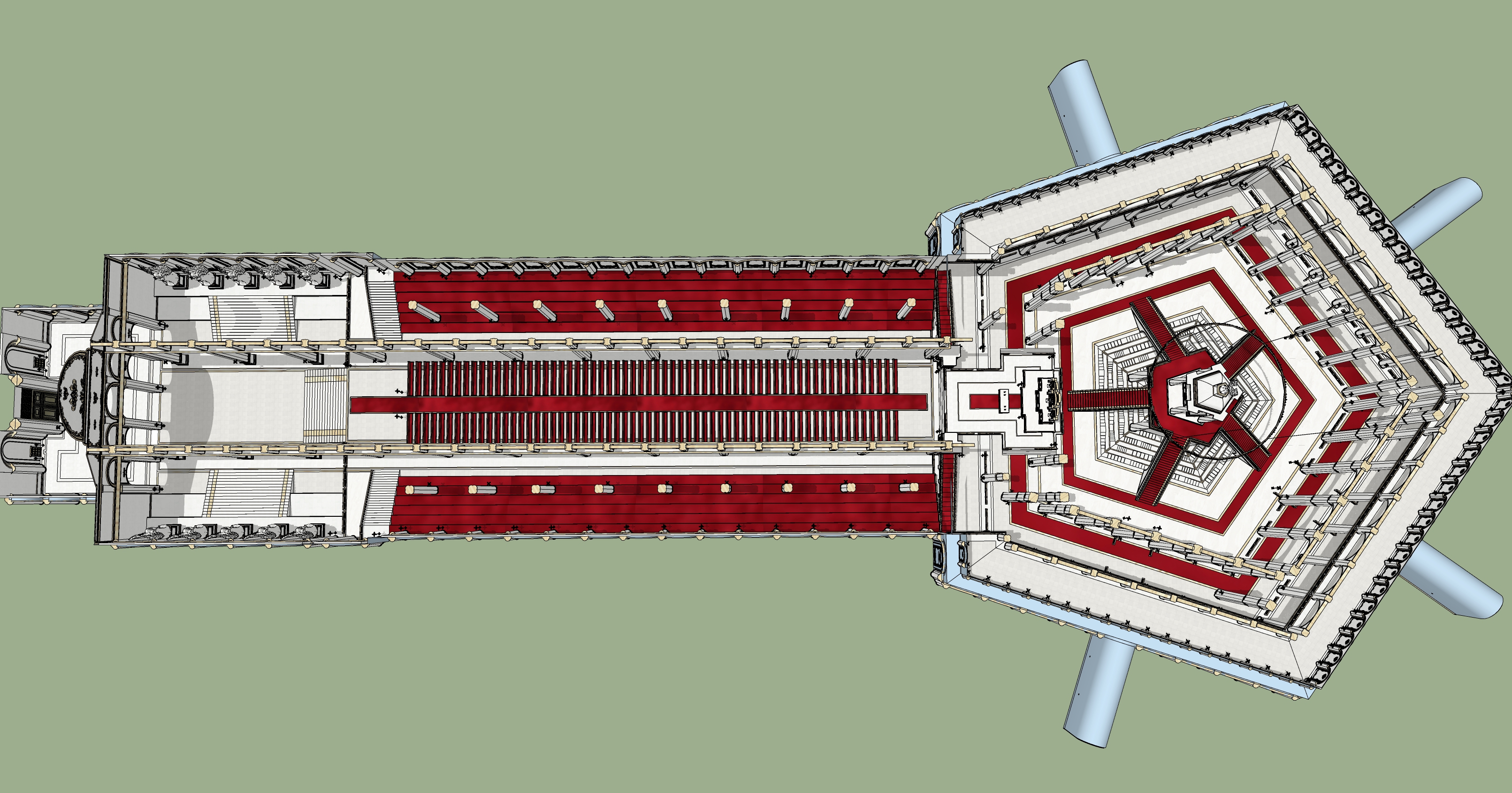 신전 실내 Temple interior-21