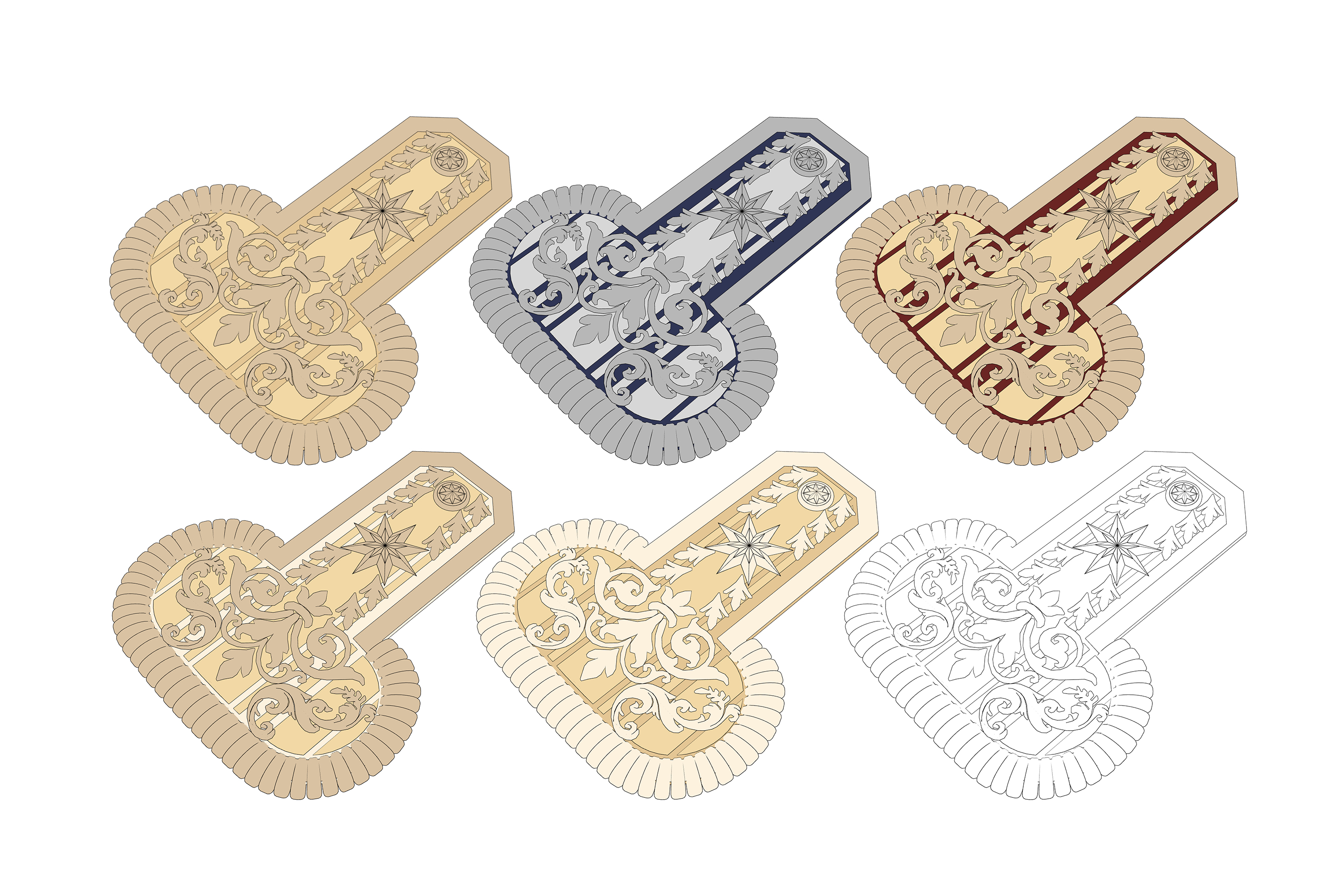 고급 견장 high-class epaulettes 7