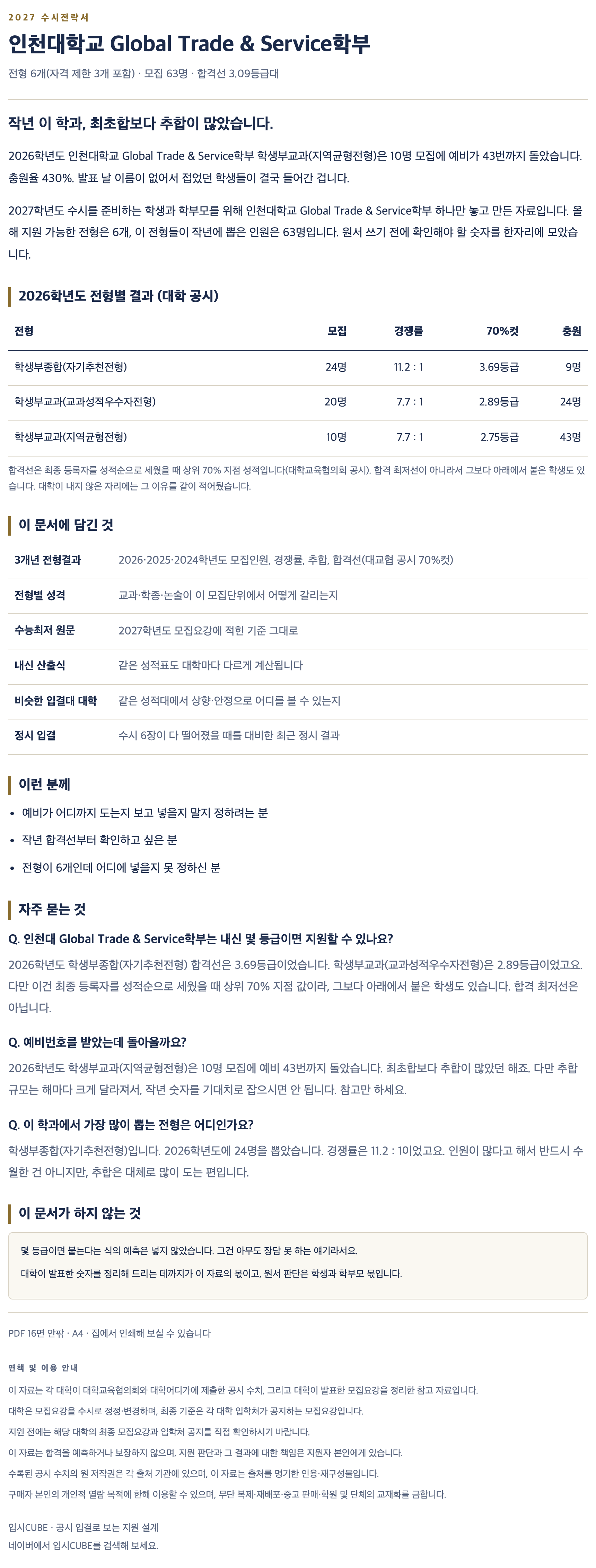인천대_Global Trade & Service학부_상세 인천대_Global Trade & Service학부_상세
