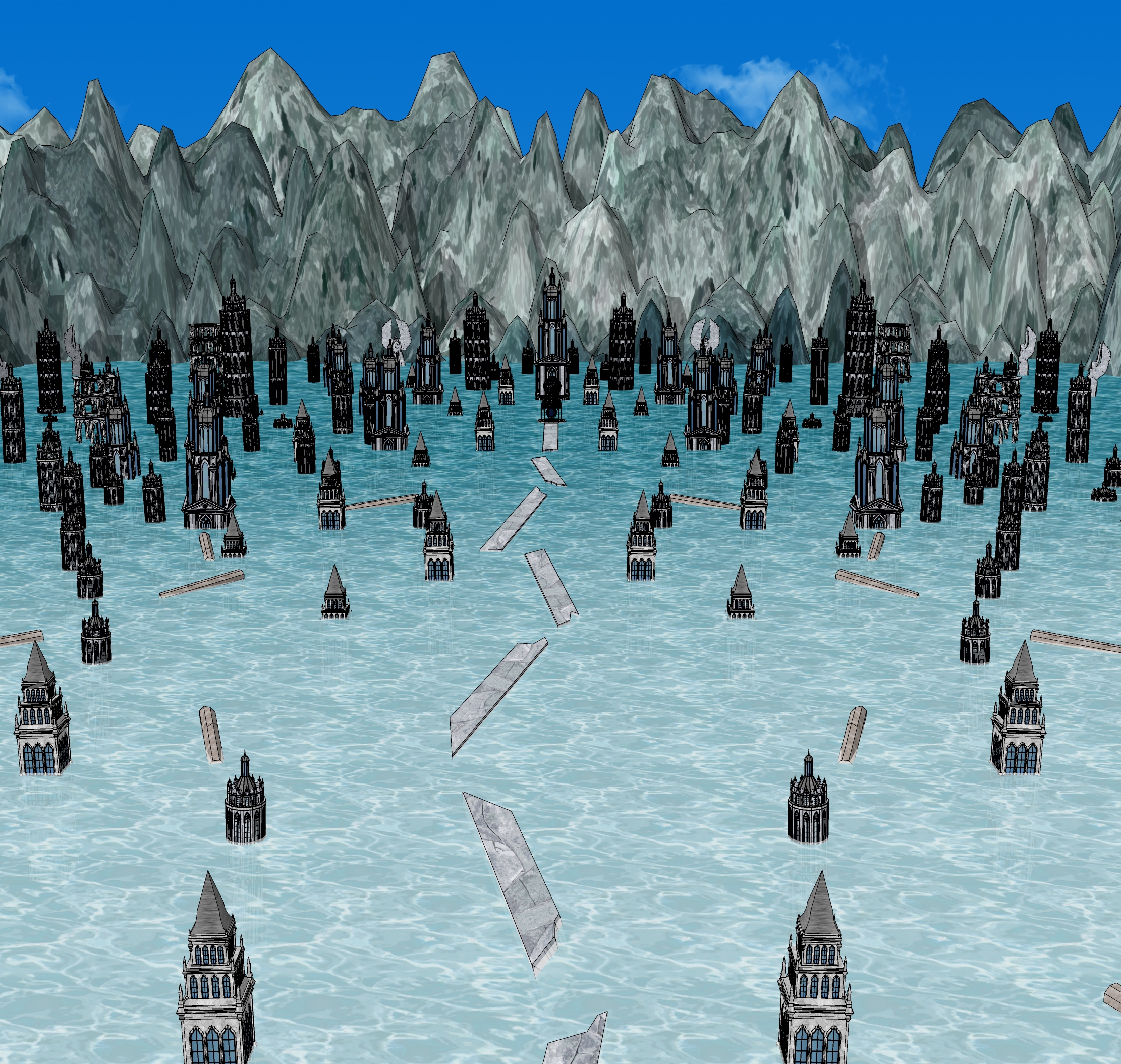 물에 잠긴 도시-submerged city-6