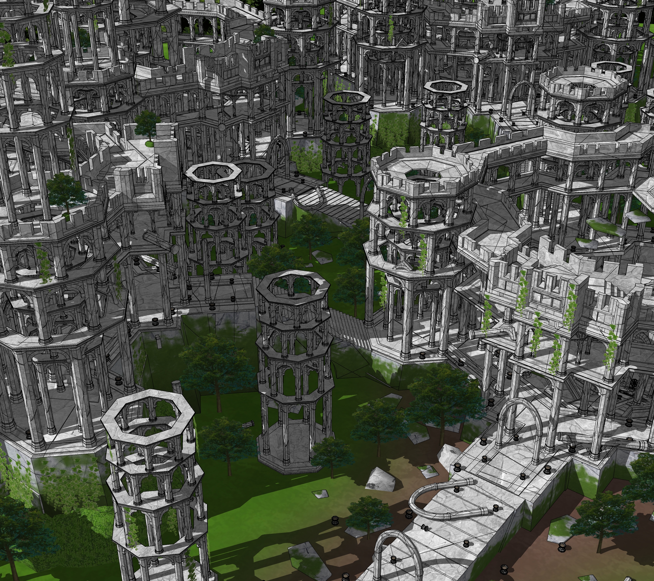 대형 유적 폐허2-10