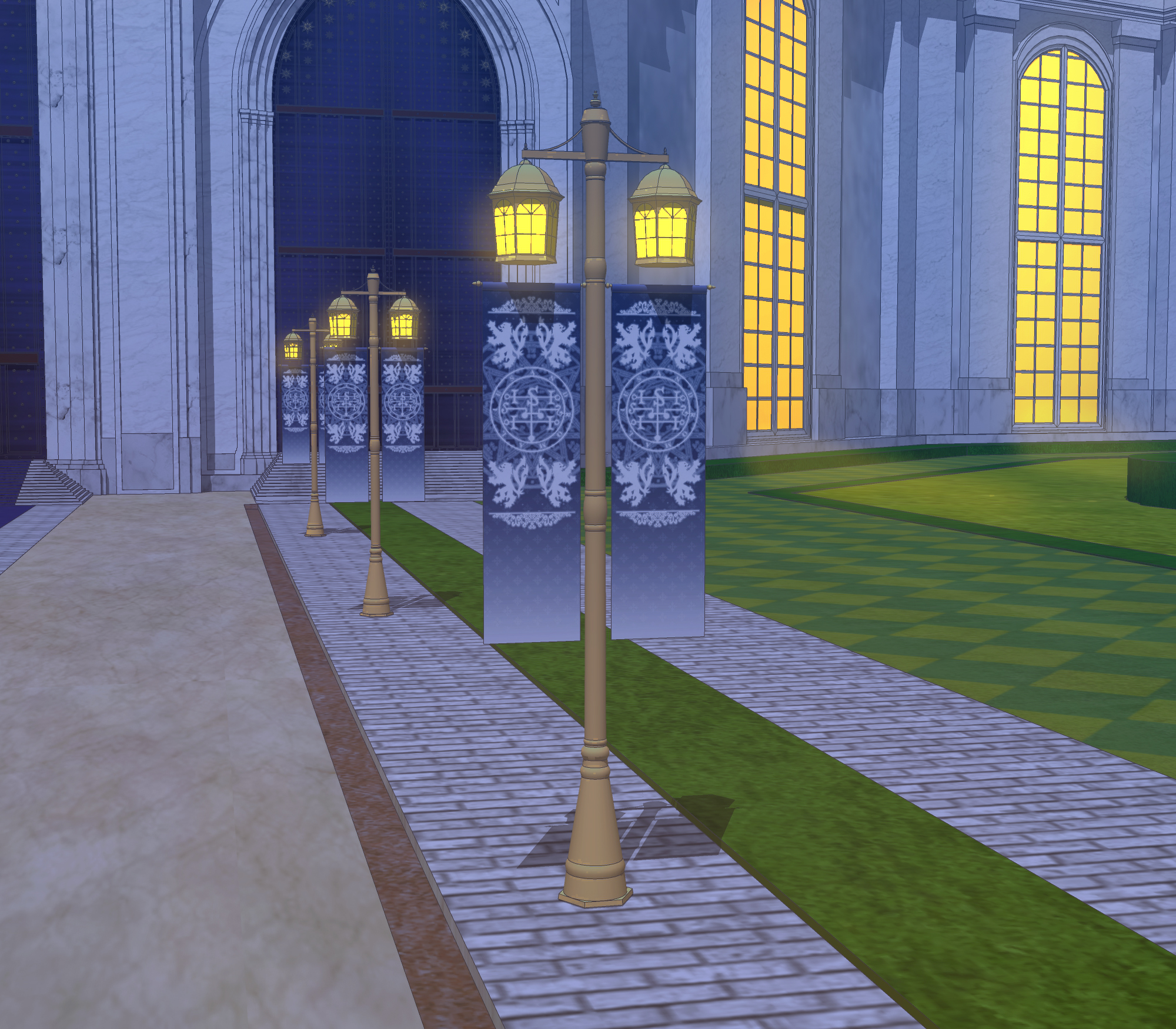 마탑1차 완성 보정 등 밤