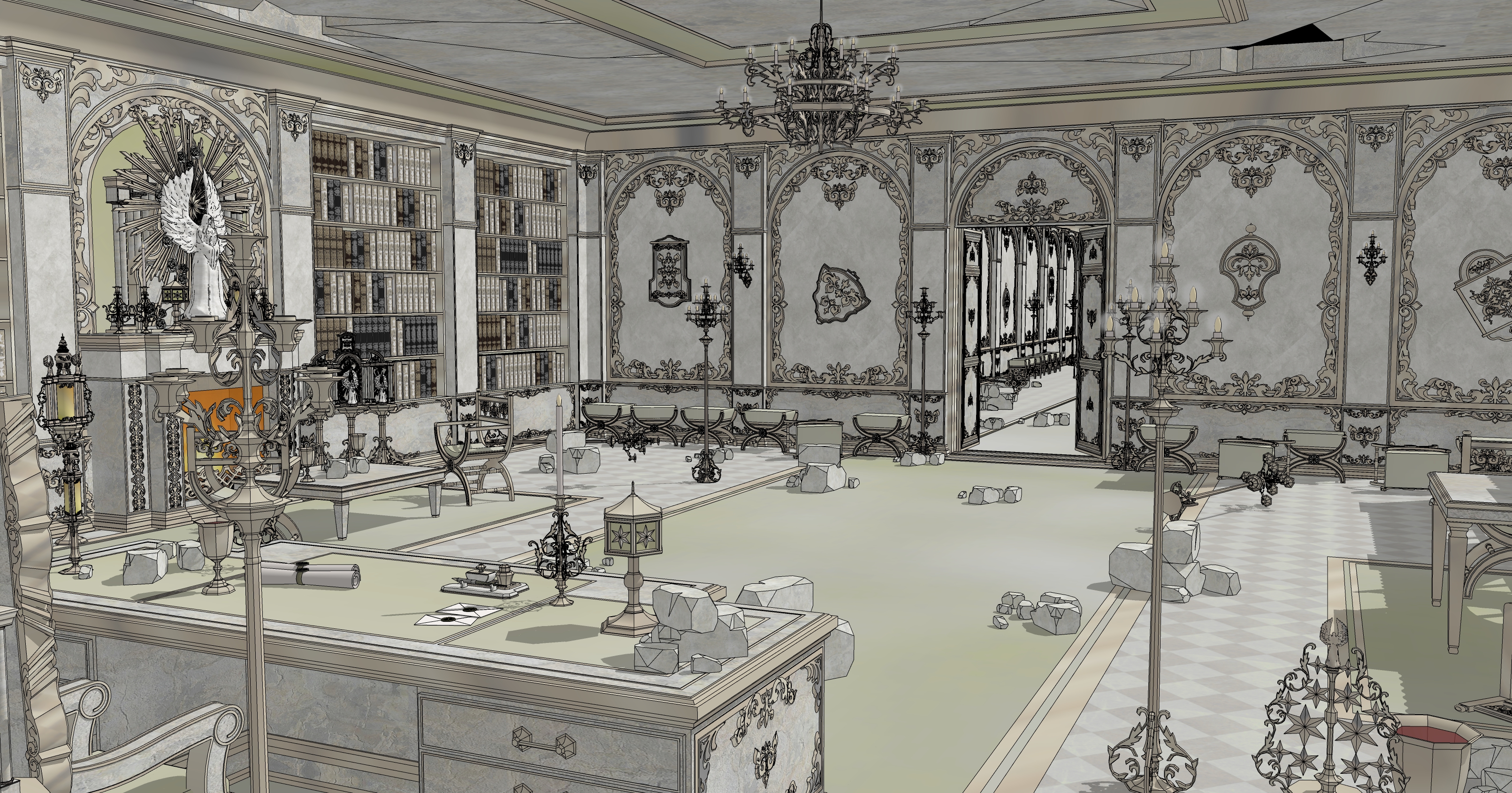 대사제의 집무실 폐허 Ruins of the High Priest's Office-9