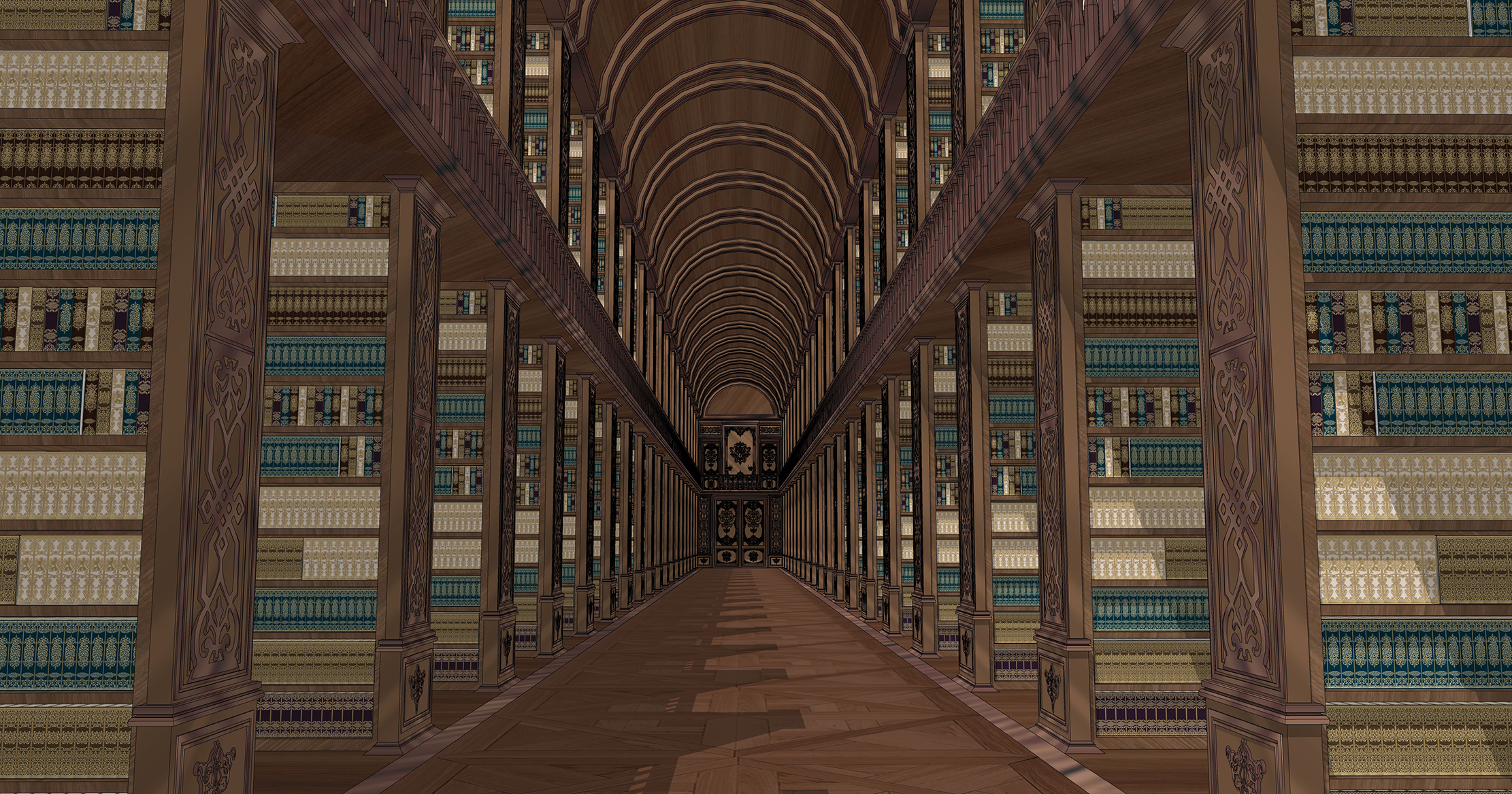 복도형 도서관Corridor-type library-1 복도형 도서관Corridor-type library-1