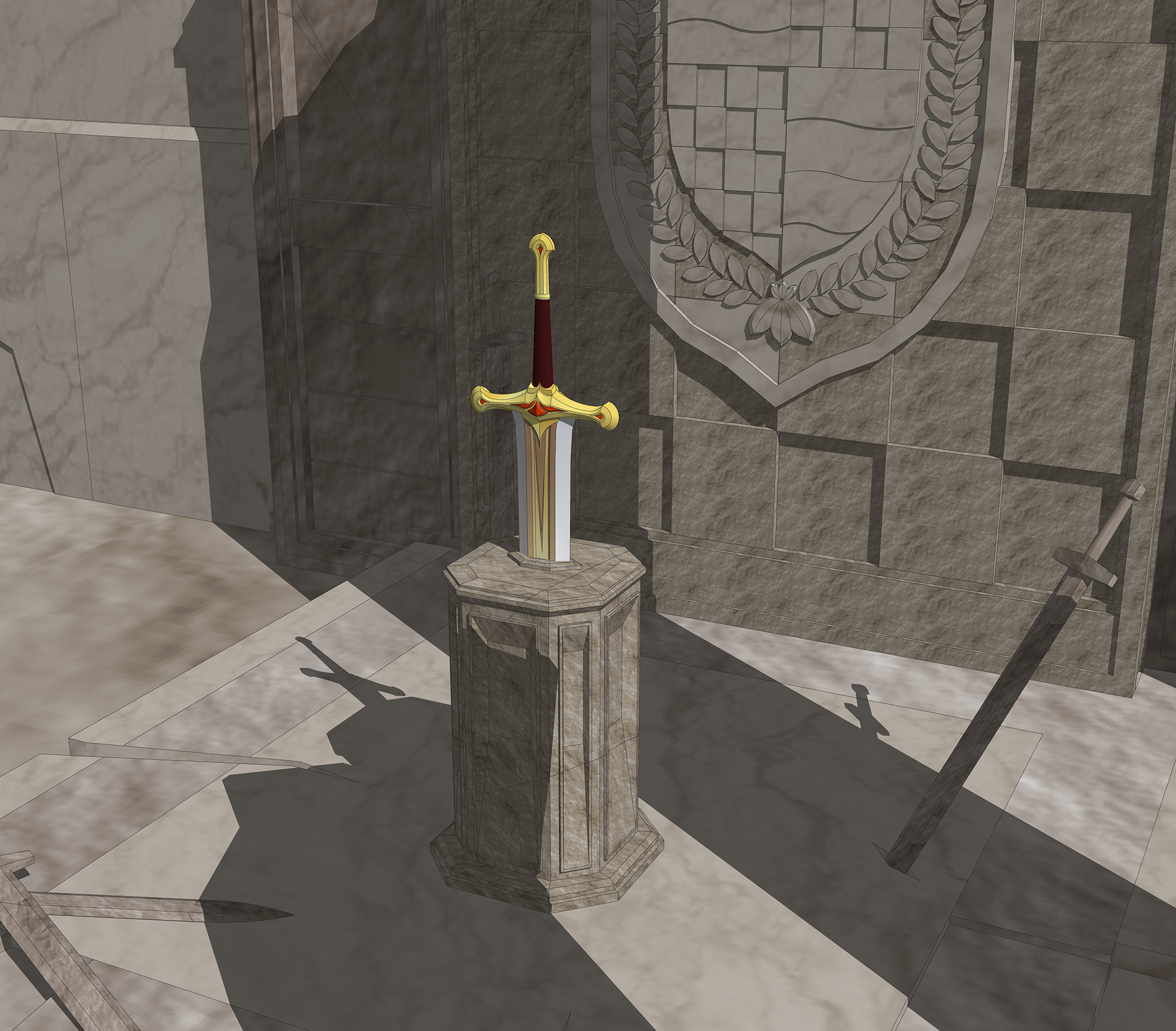 유적 컬러 리뉴얼-엑스칼리버