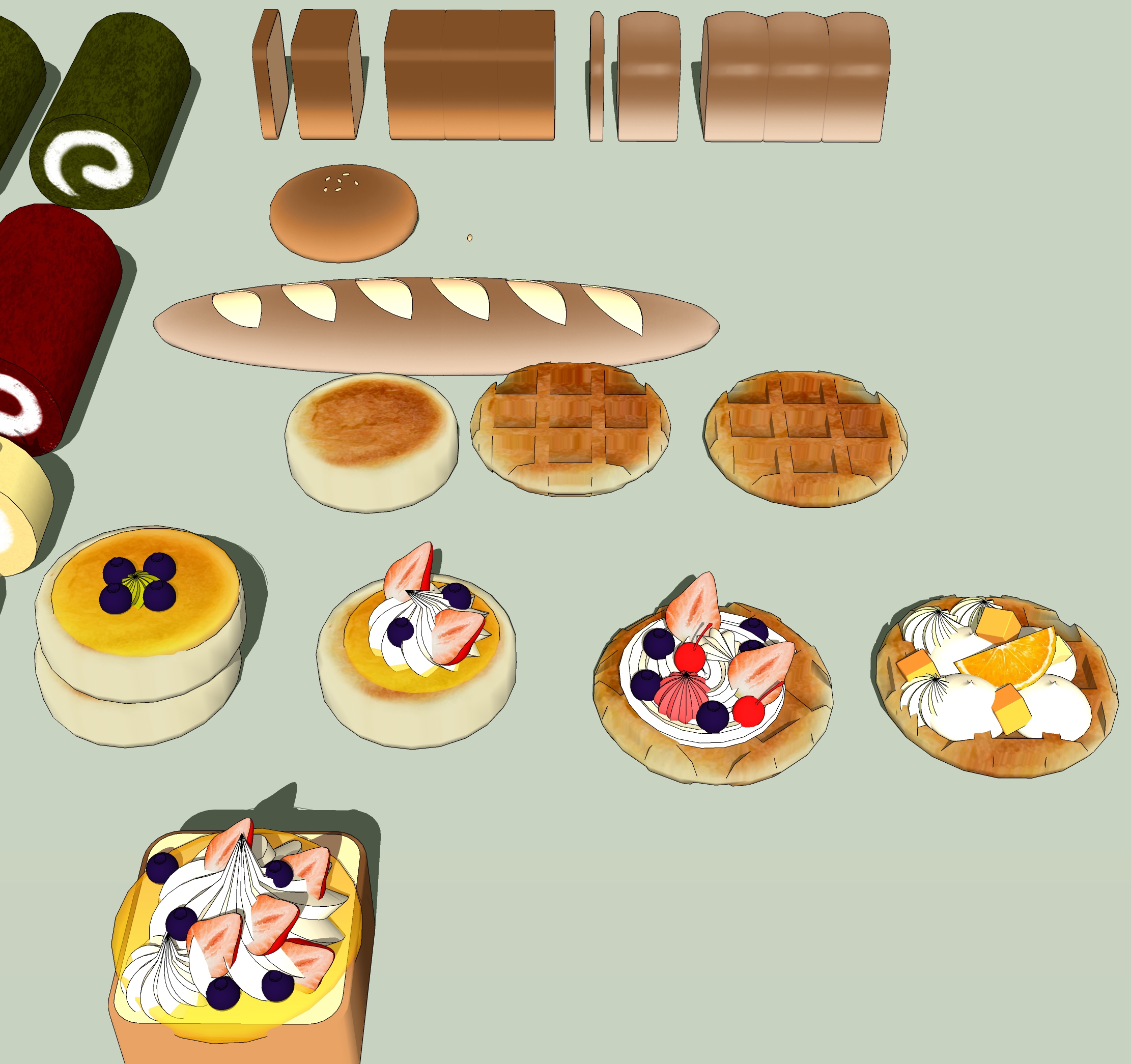 Dessert Shop Set - Dessert Asset-7 Dessert Shop Set - Dessert Asset-7