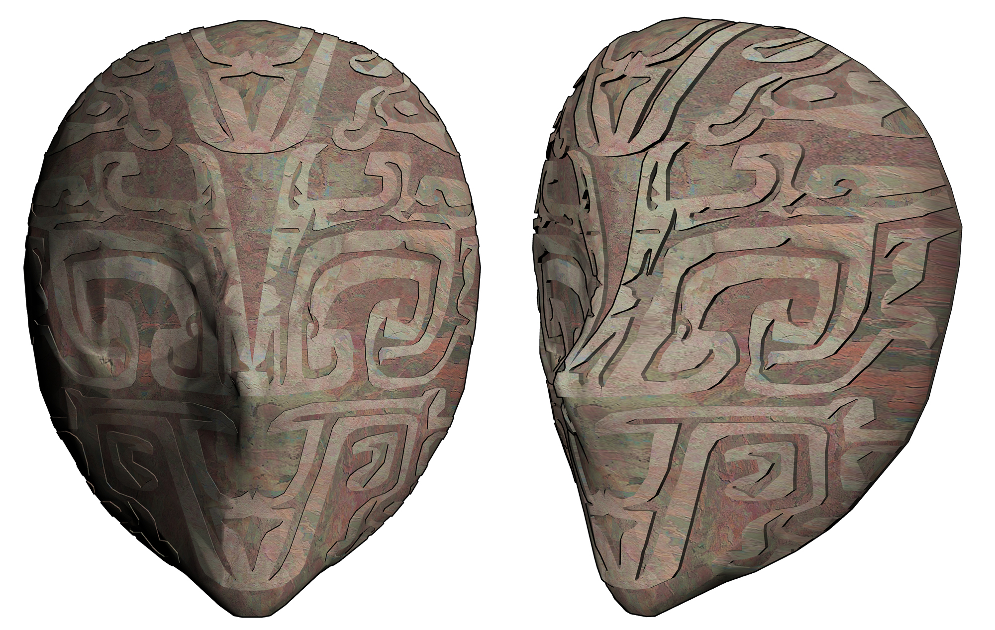 동양풍 가면 Oriental style mask A-30-3 동양풍 가면 Oriental style mask A-30-3