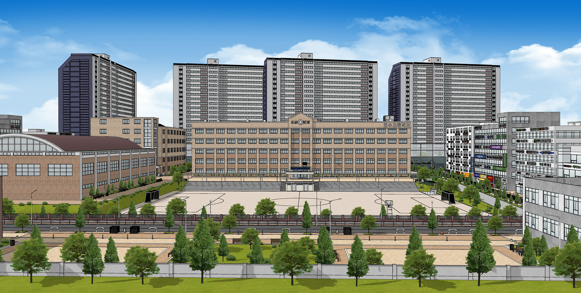 학교 기본형 basic school-1 학교 기본형 basic school-1