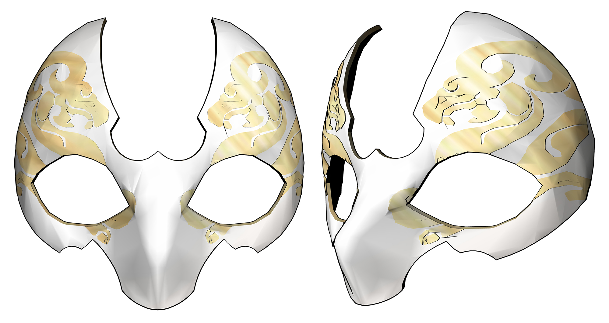 동양풍 가면 Oriental style mask A-13-3 동양풍 가면 Oriental style mask A-13-3