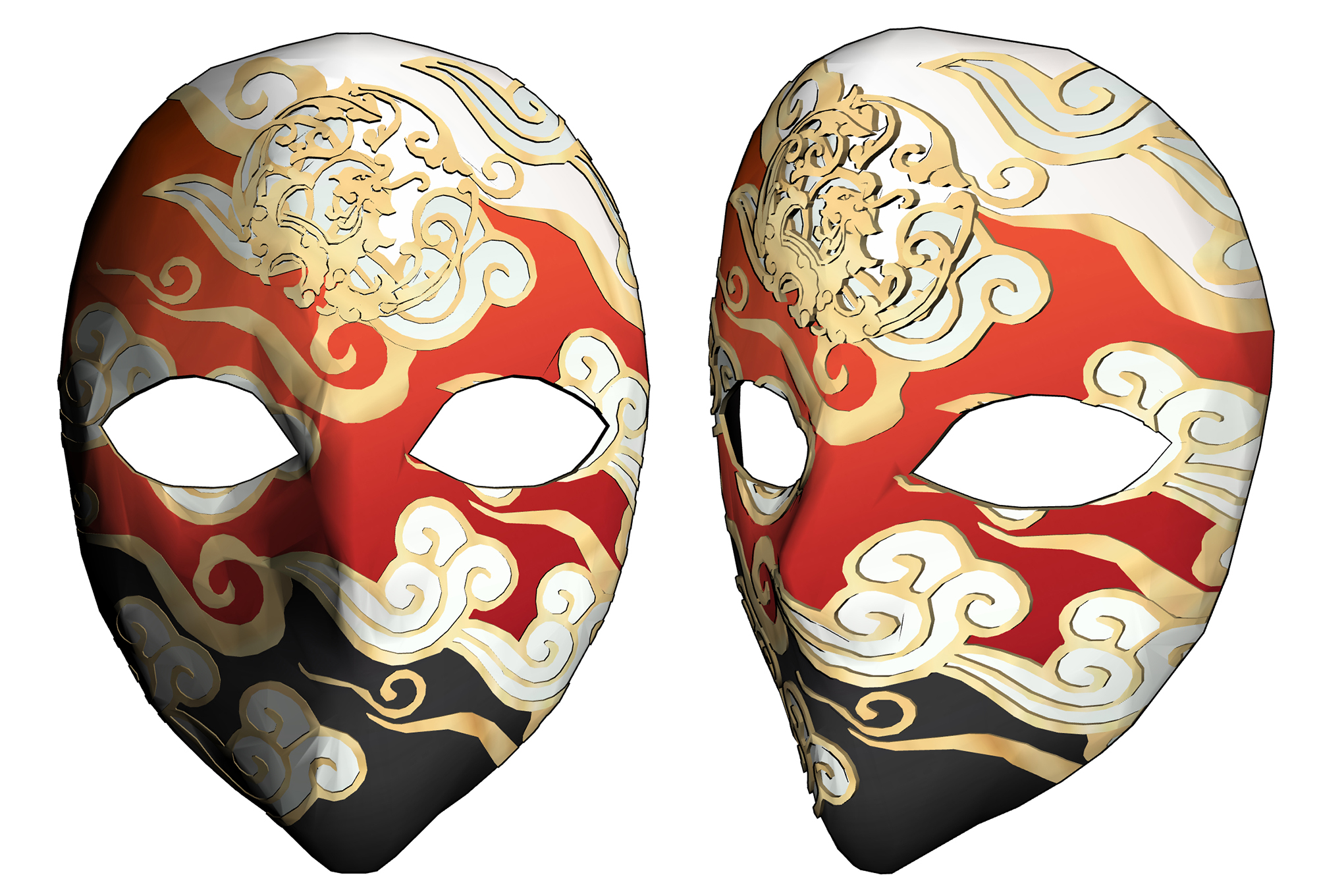 동양풍 가면 Oriental style mask B-26-3 동양풍 가면 Oriental style mask B-26-3