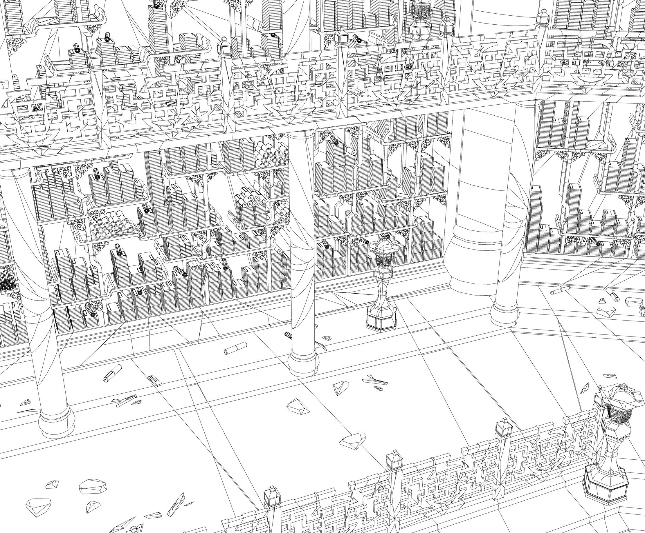 비급서고 폐허 Secret library ruin ver4라인-3