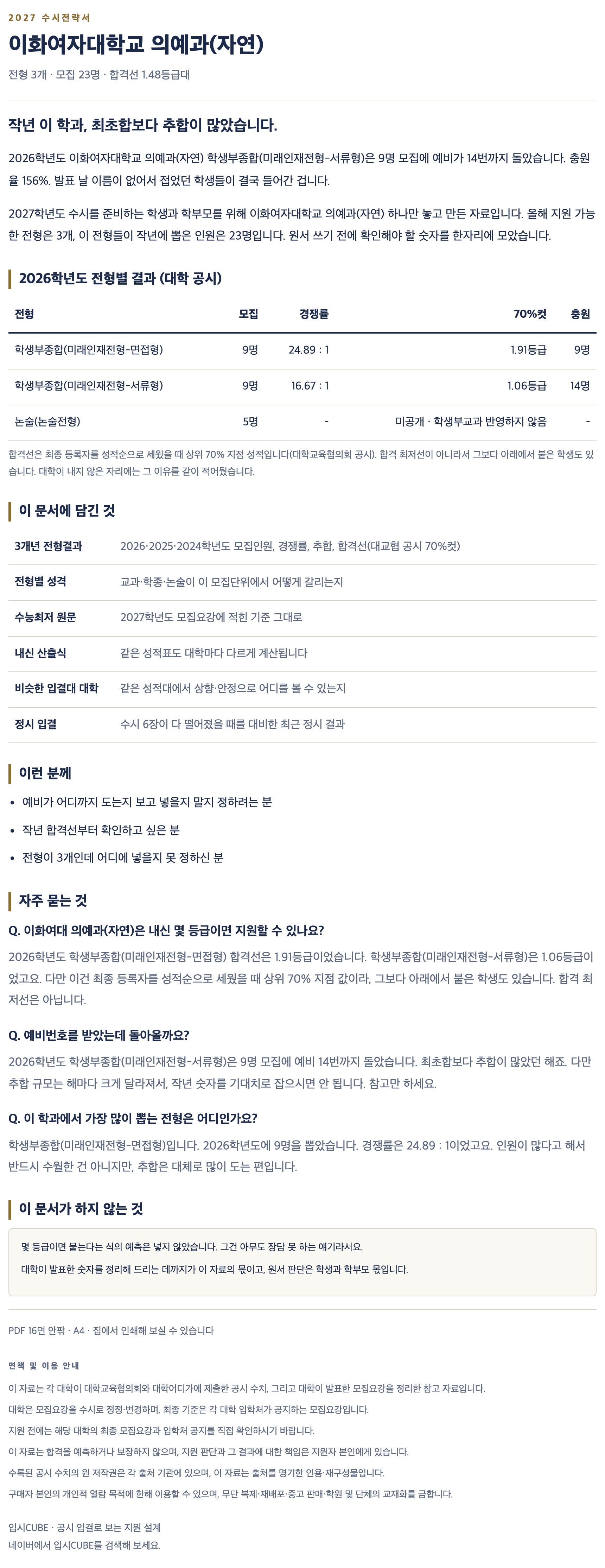 이화여대_의예과(자연)_상세 이화여대_의예과(자연)_상세