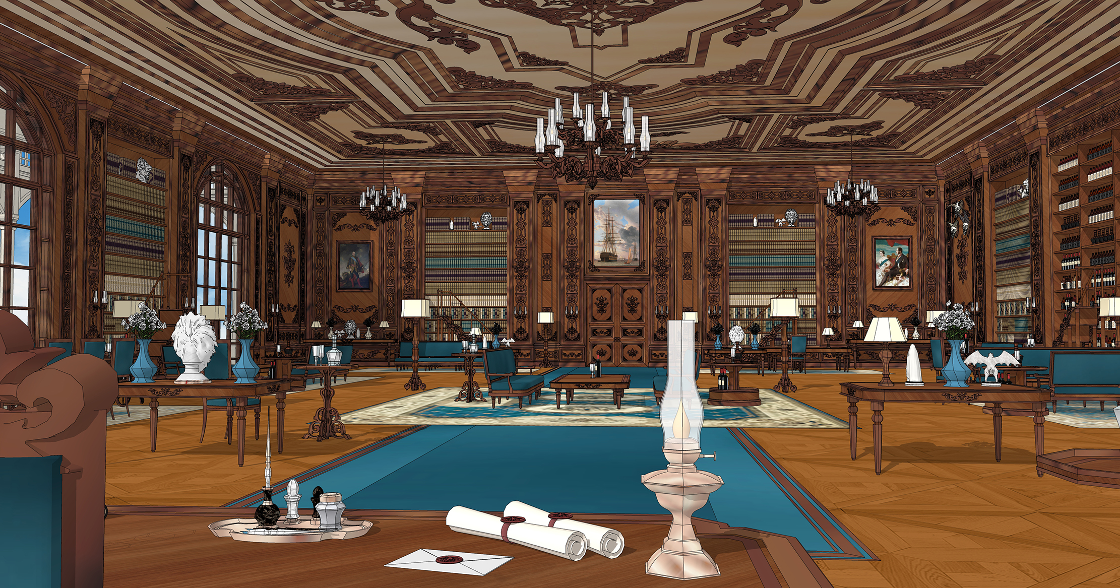 귀족의 집무실The nobleman's office-3 귀족의 집무실The nobleman's office-3