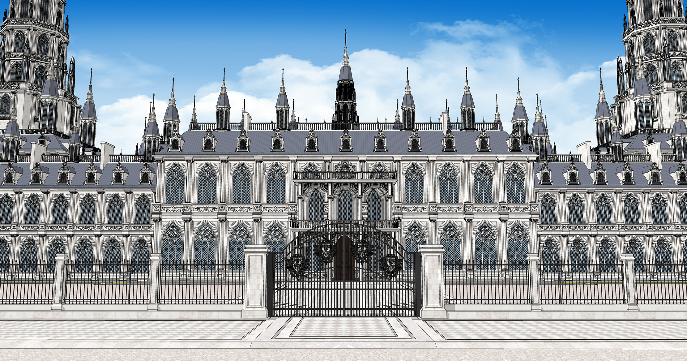 중세 판타지 건물 Medieval fantasy building-1