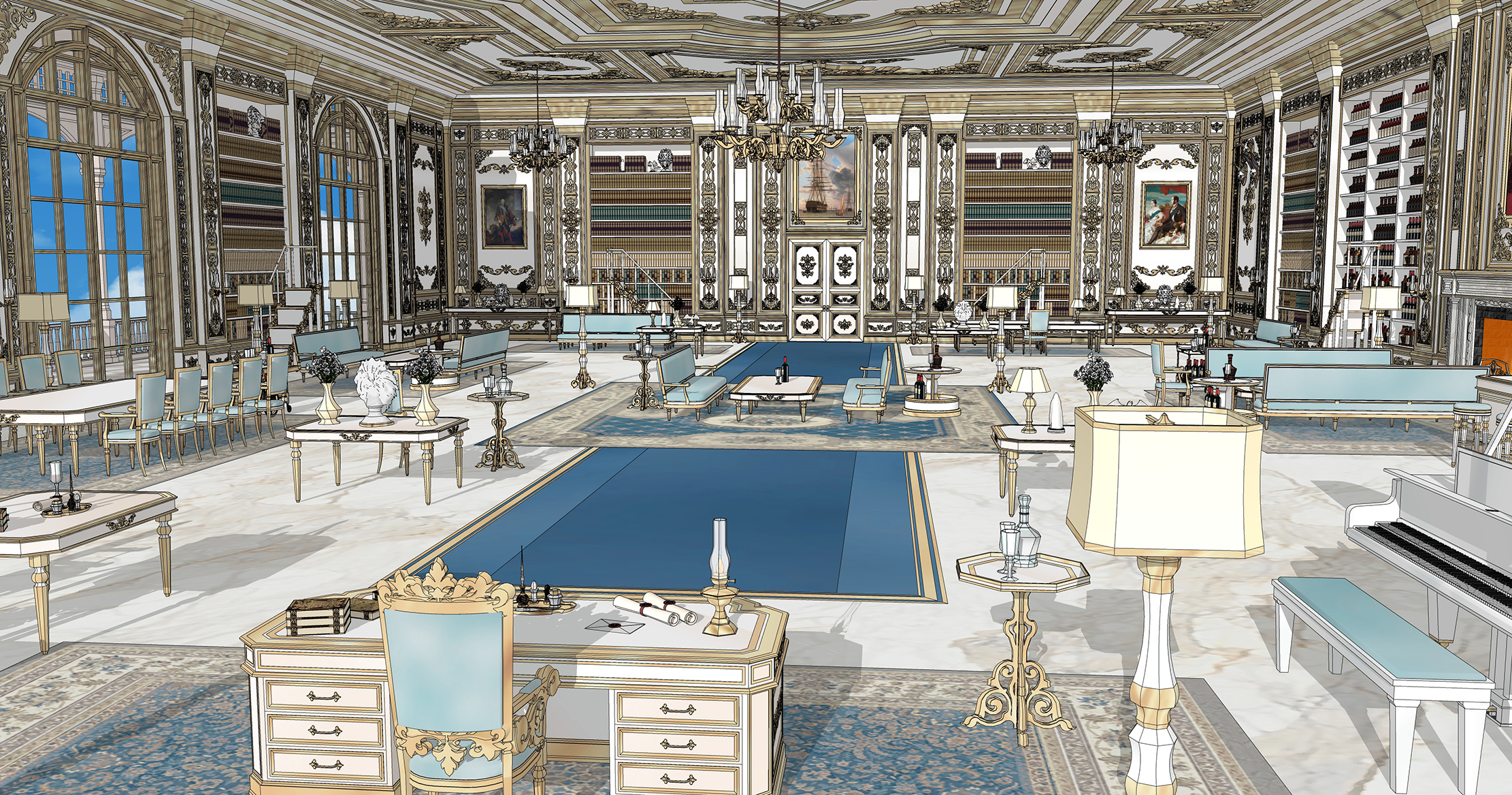 귀족의 집무실The nobleman's office2-3 귀족의 집무실The nobleman's office2-3