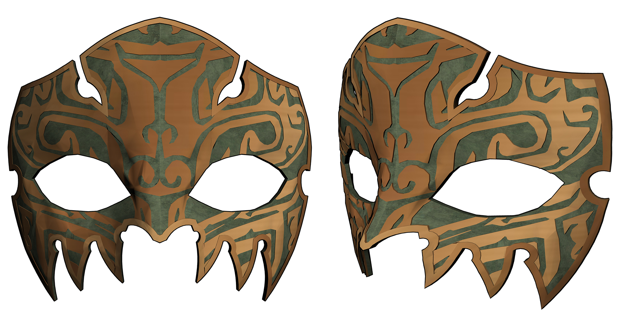 동양풍 가면 Oriental style mask B-1-3 동양풍 가면 Oriental style mask B-1-3