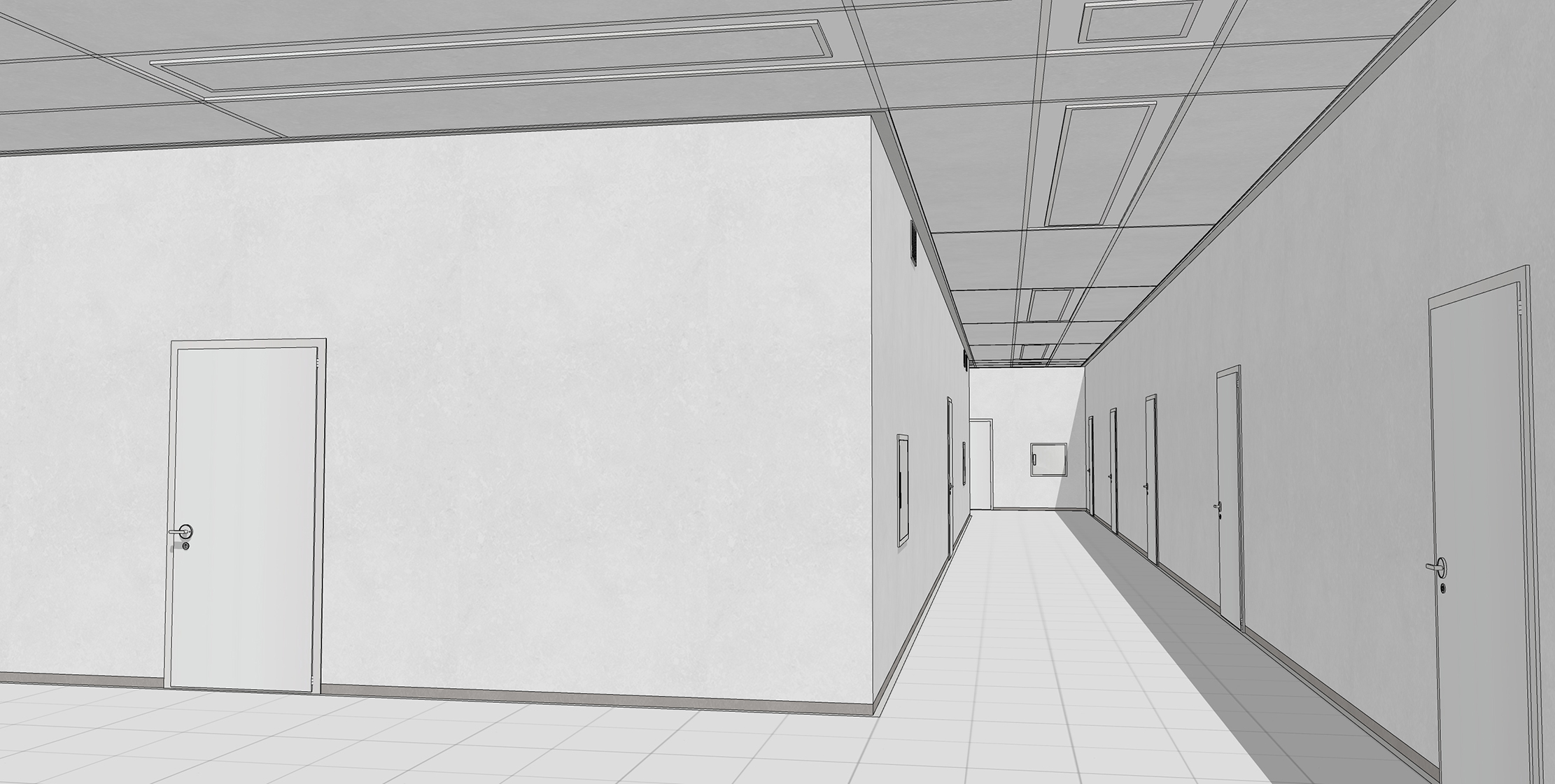 사무실 복도 Office hallway-7 사무실 복도 Office hallway-7