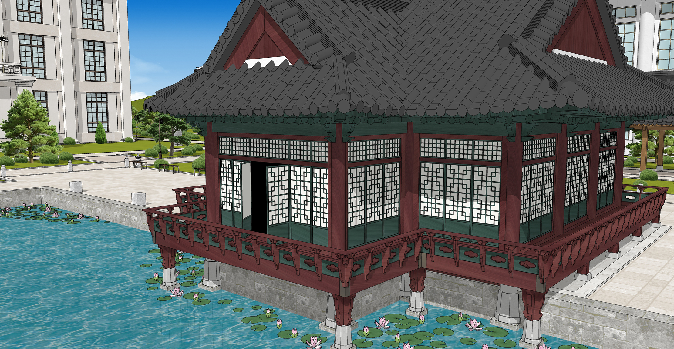 학교 동양풍학교Oriental-style school-33