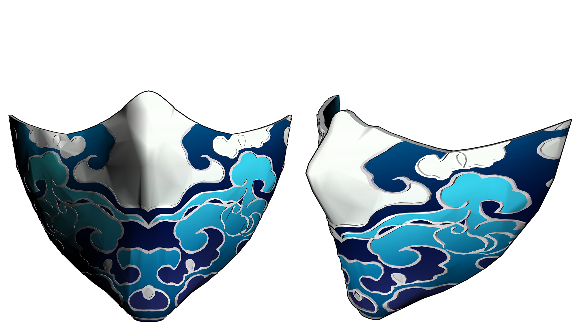 동양풍 가면 Oriental style mask B-17-3 동양풍 가면 Oriental style mask B-17-3