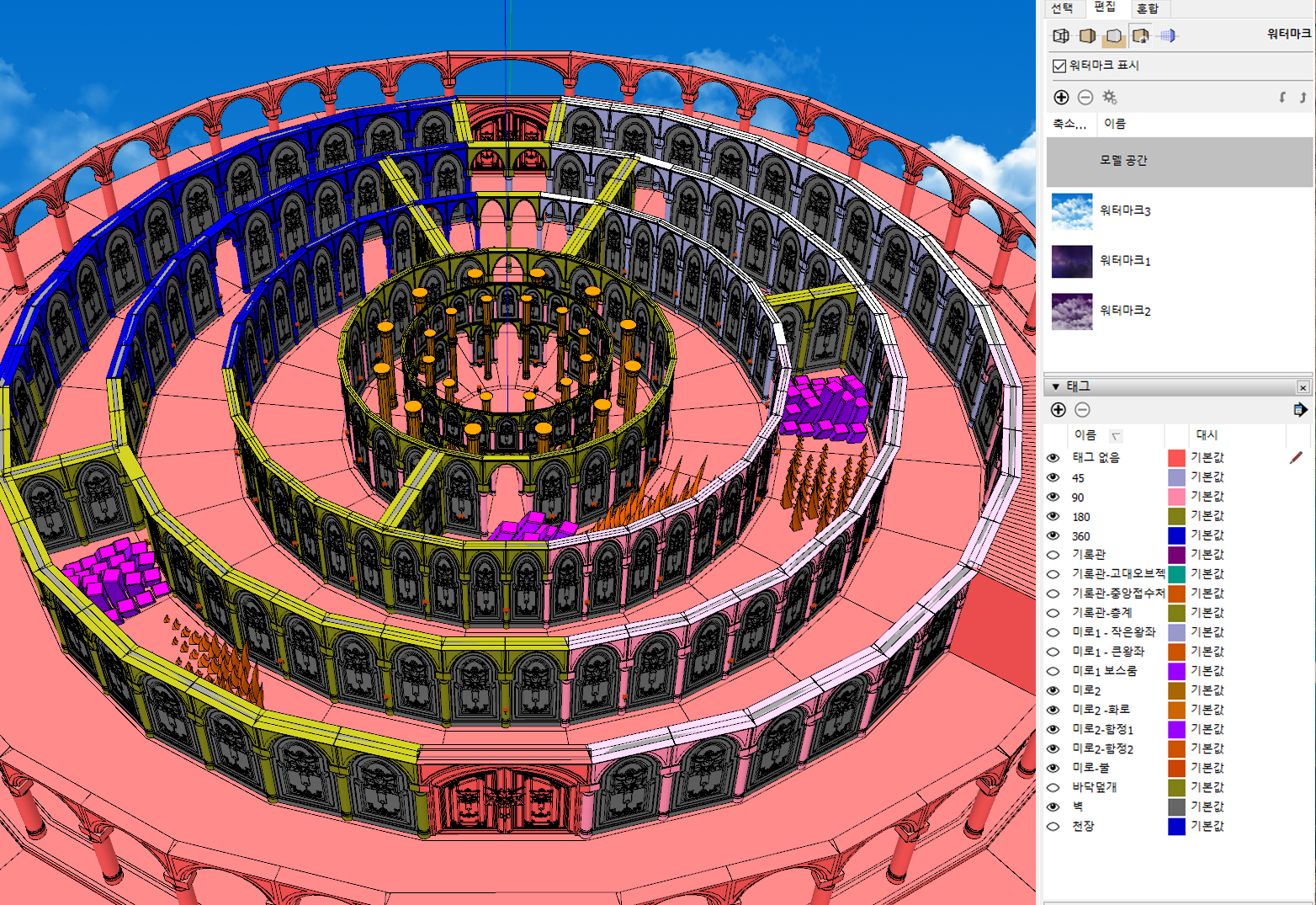 바벨탑 태그레이어 미로
