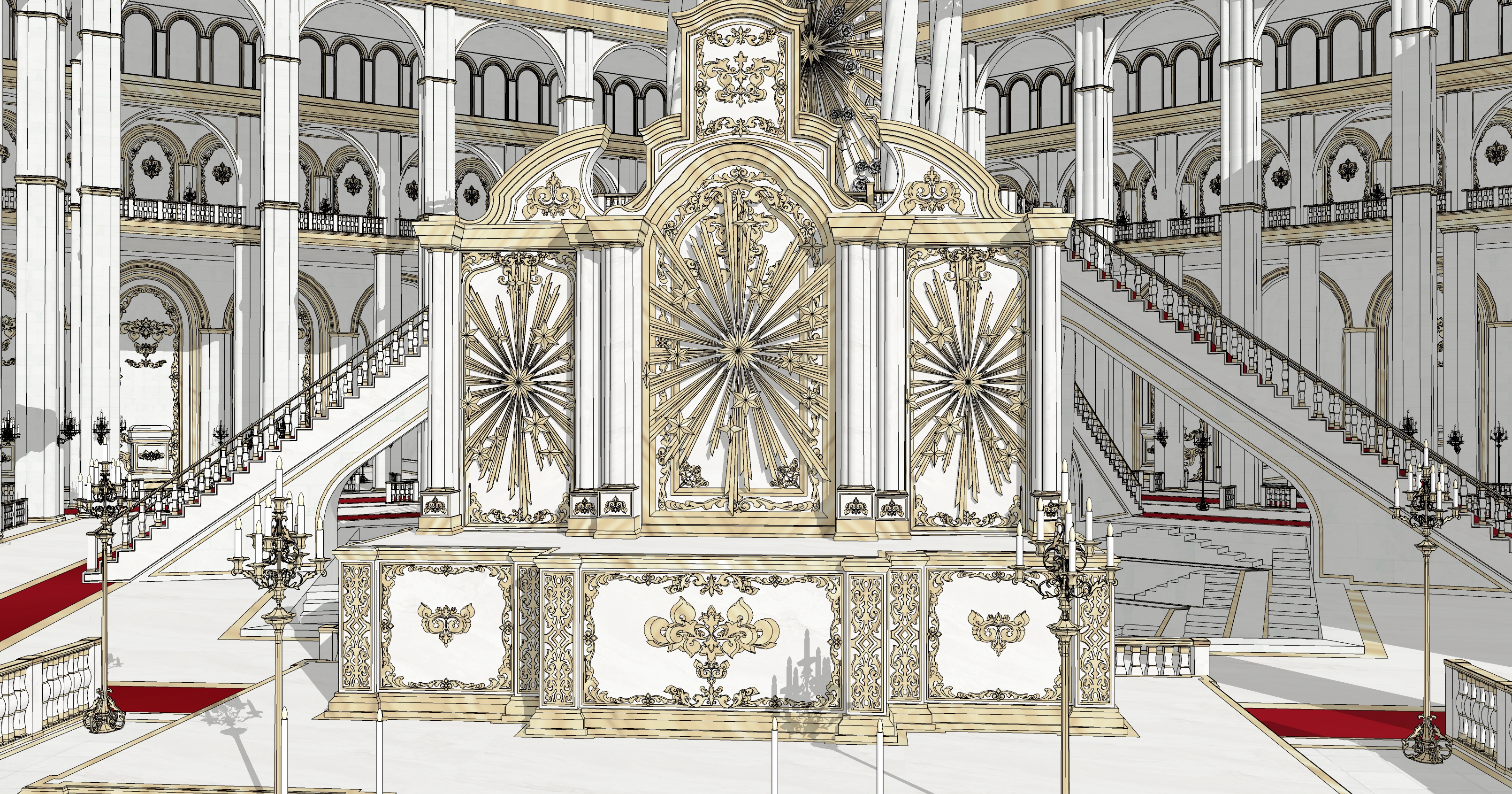 신전 실내 Temple interior-22