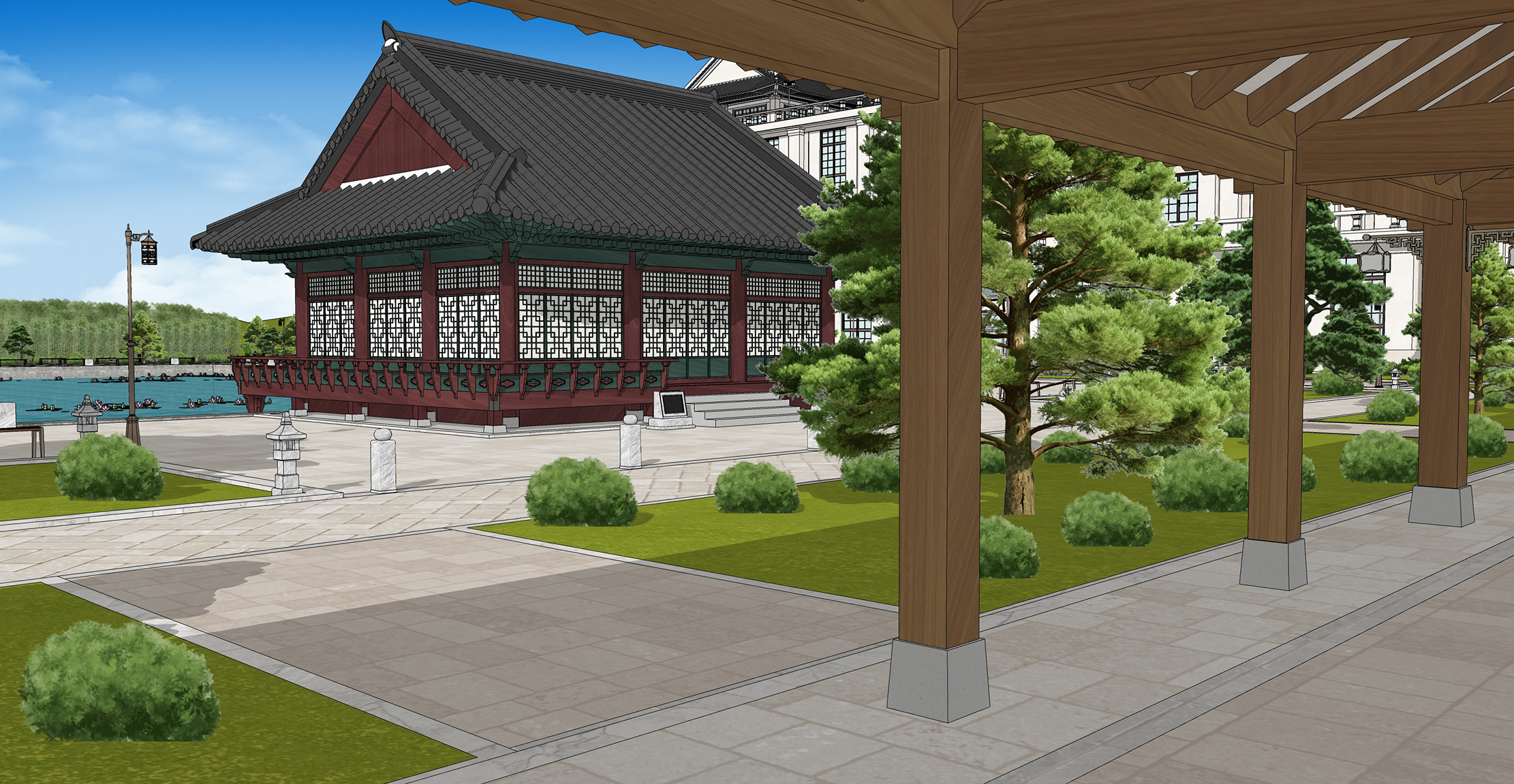 학교 동양풍학교Oriental-style school-20