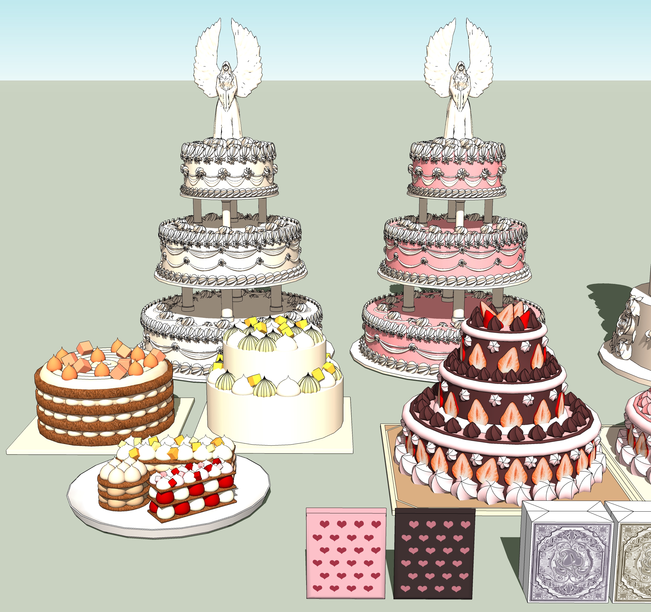 Dessert Shop Set - Dessert Asset-8 Dessert Shop Set - Dessert Asset-8