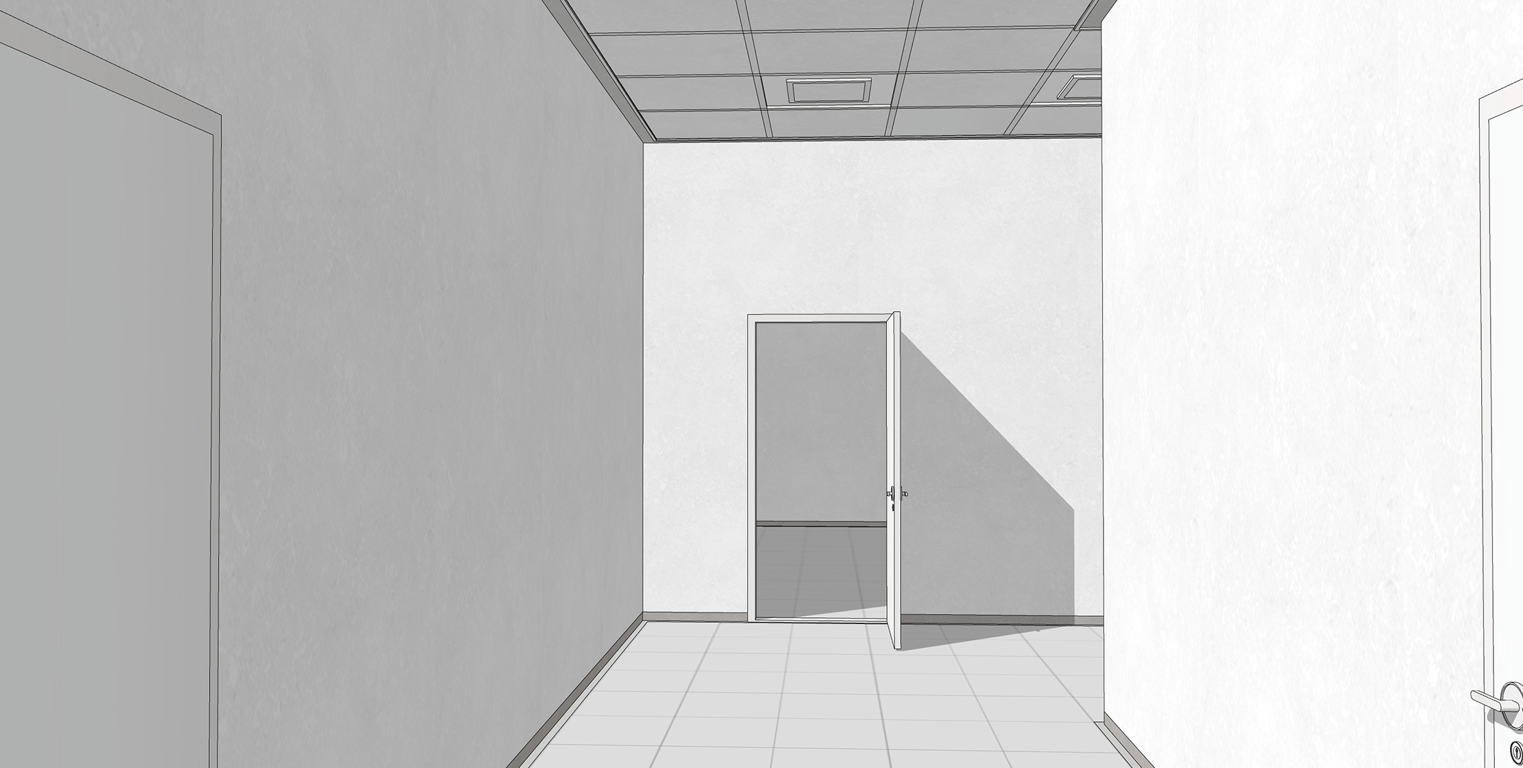 사무실 복도 Office hallway-3 사무실 복도 Office hallway-3