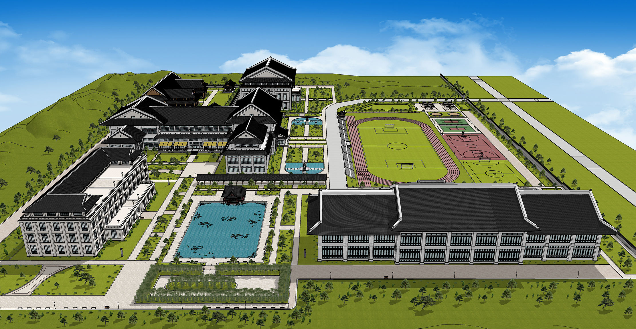 학교 동양풍학교Oriental-style school-39