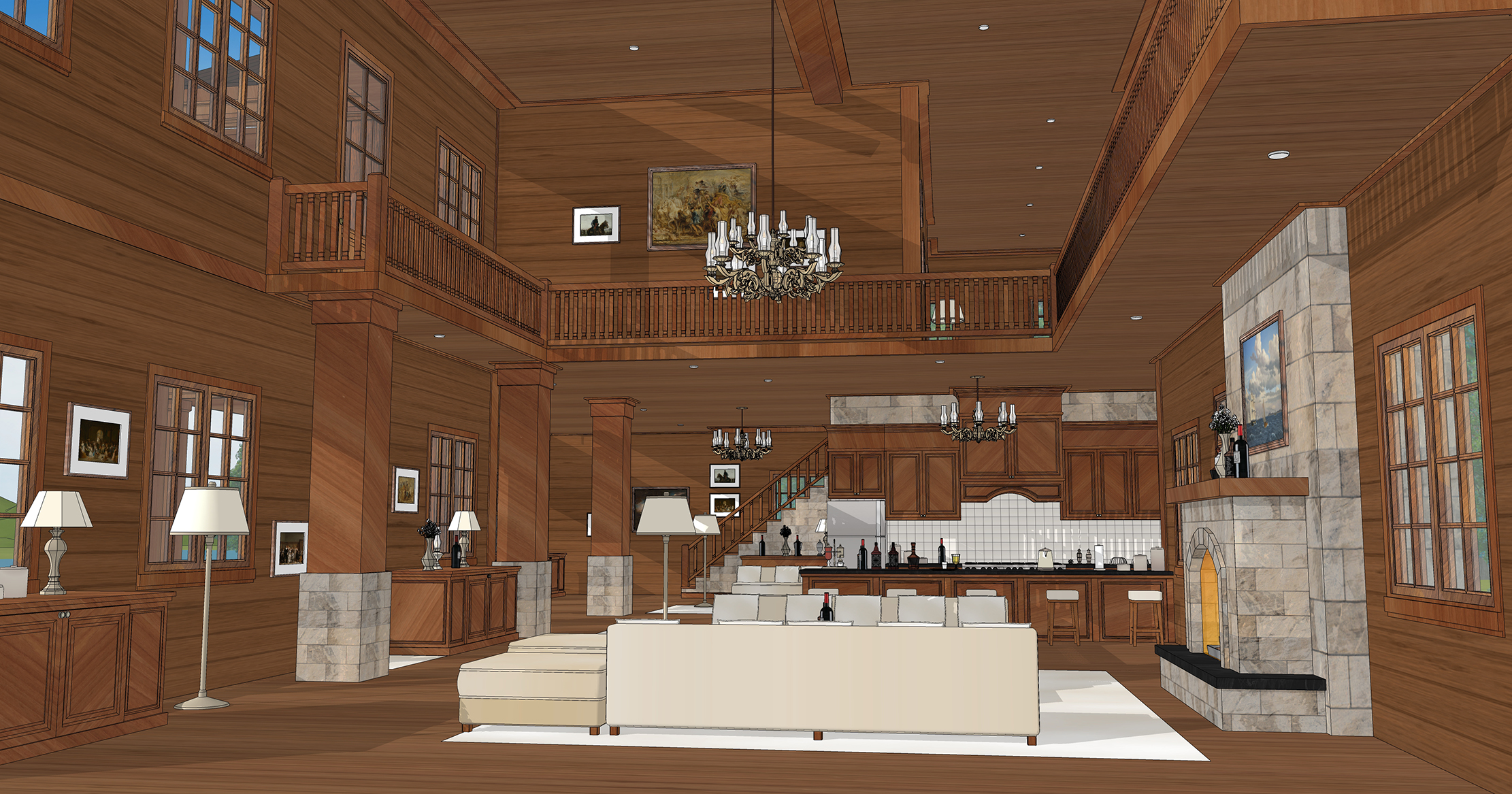 호수 별장 나무버젼 Lake Cottage Wooden Version-3 호수 별장 나무버젼 Lake Cottage Wooden Version-3