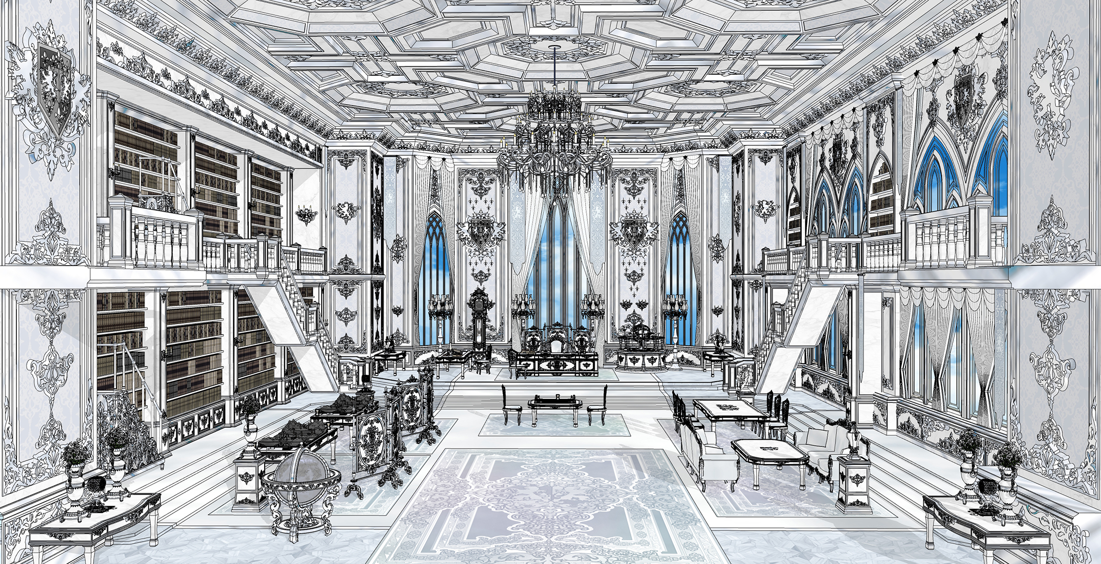 하얀 집무실white office-1 하얀 집무실white office-1