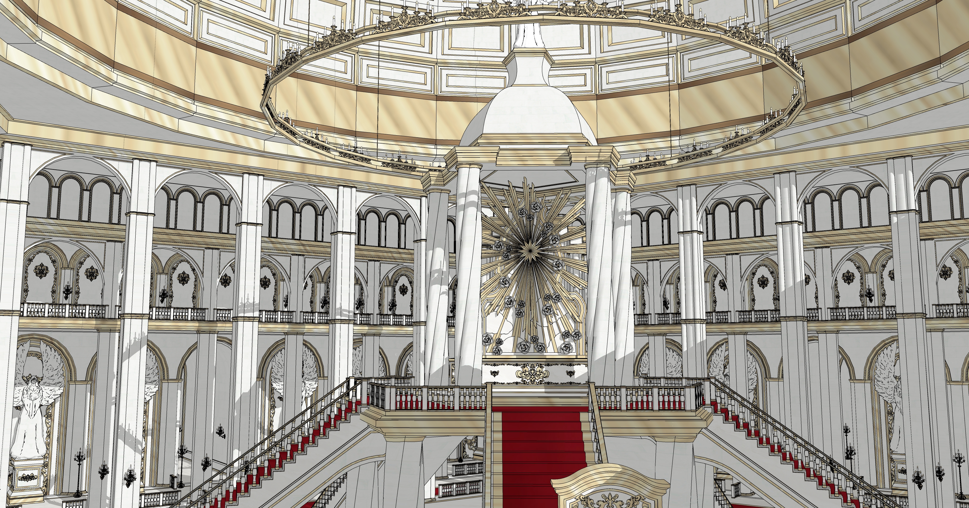 신전 실내 Temple interior-7