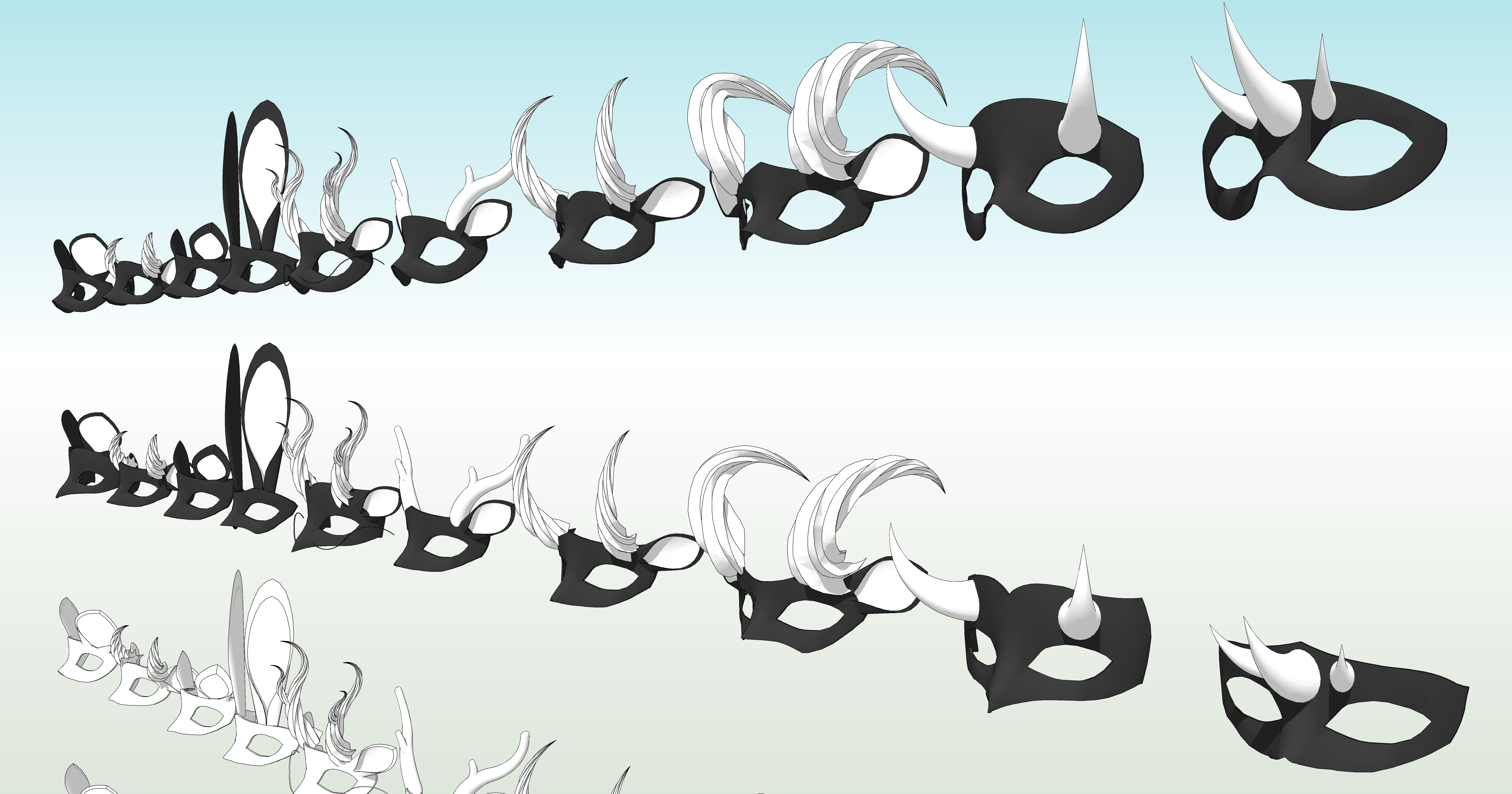 흑백가면Black and white mask-3