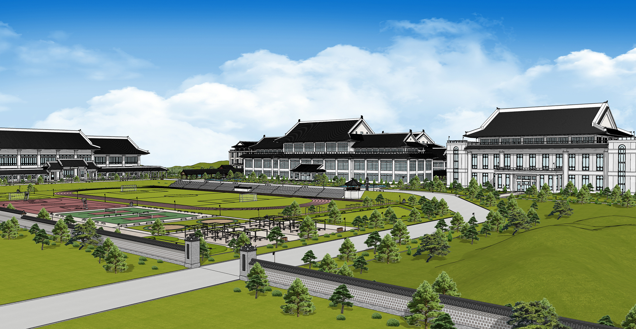 학교 동양풍학교Oriental-style school-1