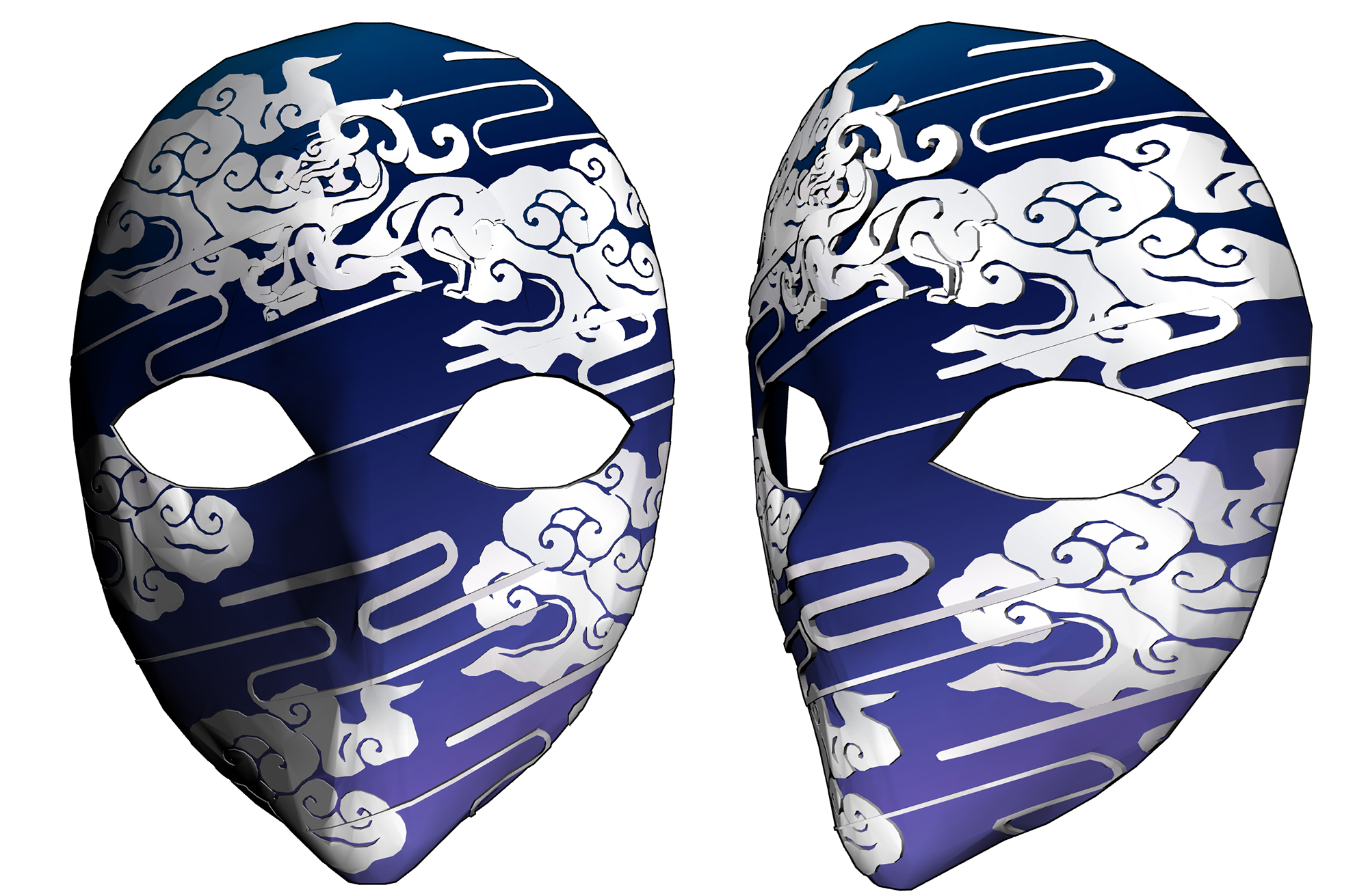 동양풍 가면 Oriental style mask B-27-3 동양풍 가면 Oriental style mask B-27-3