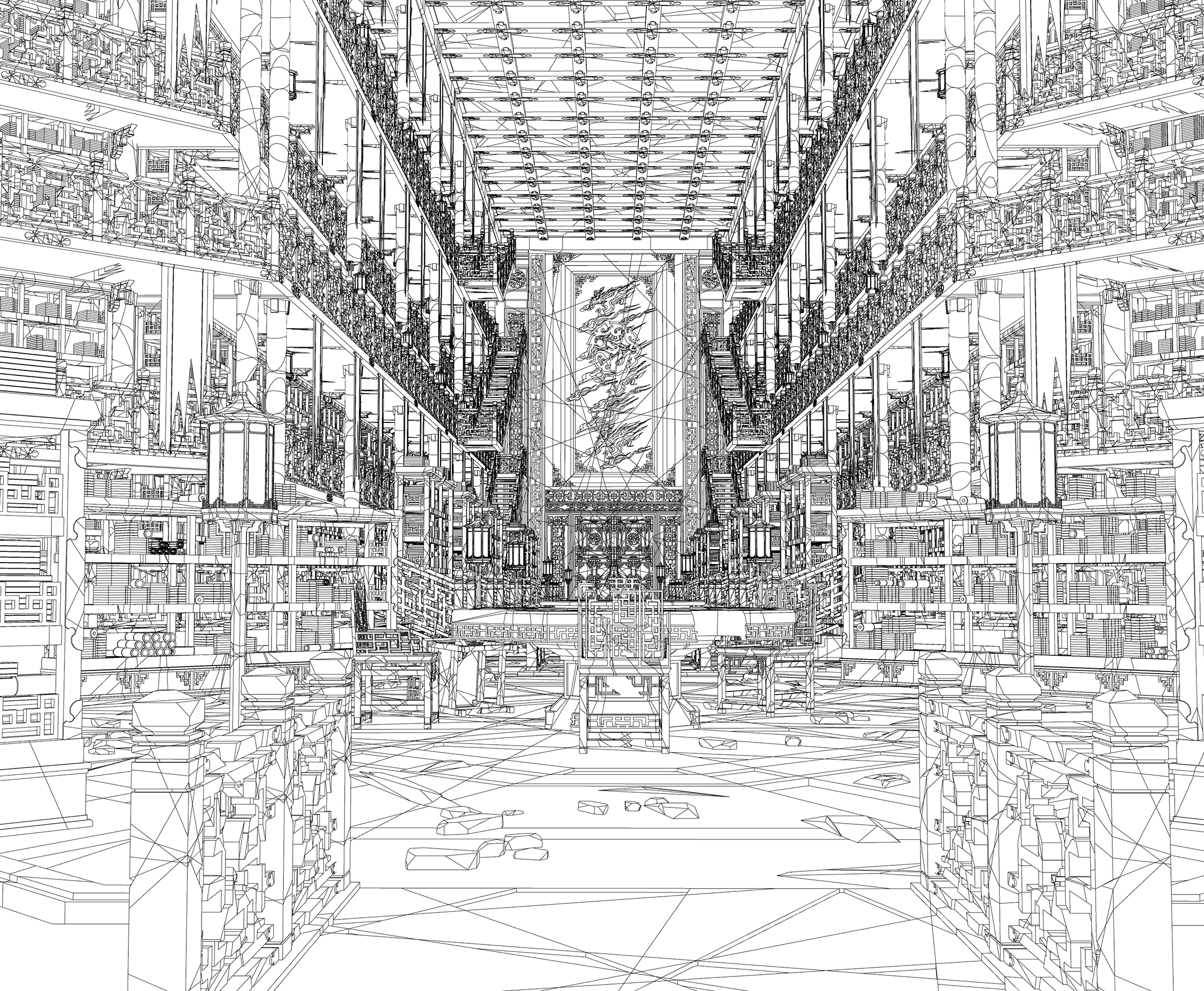 비급서고 폐허 Secret library ruin ver5라인-2