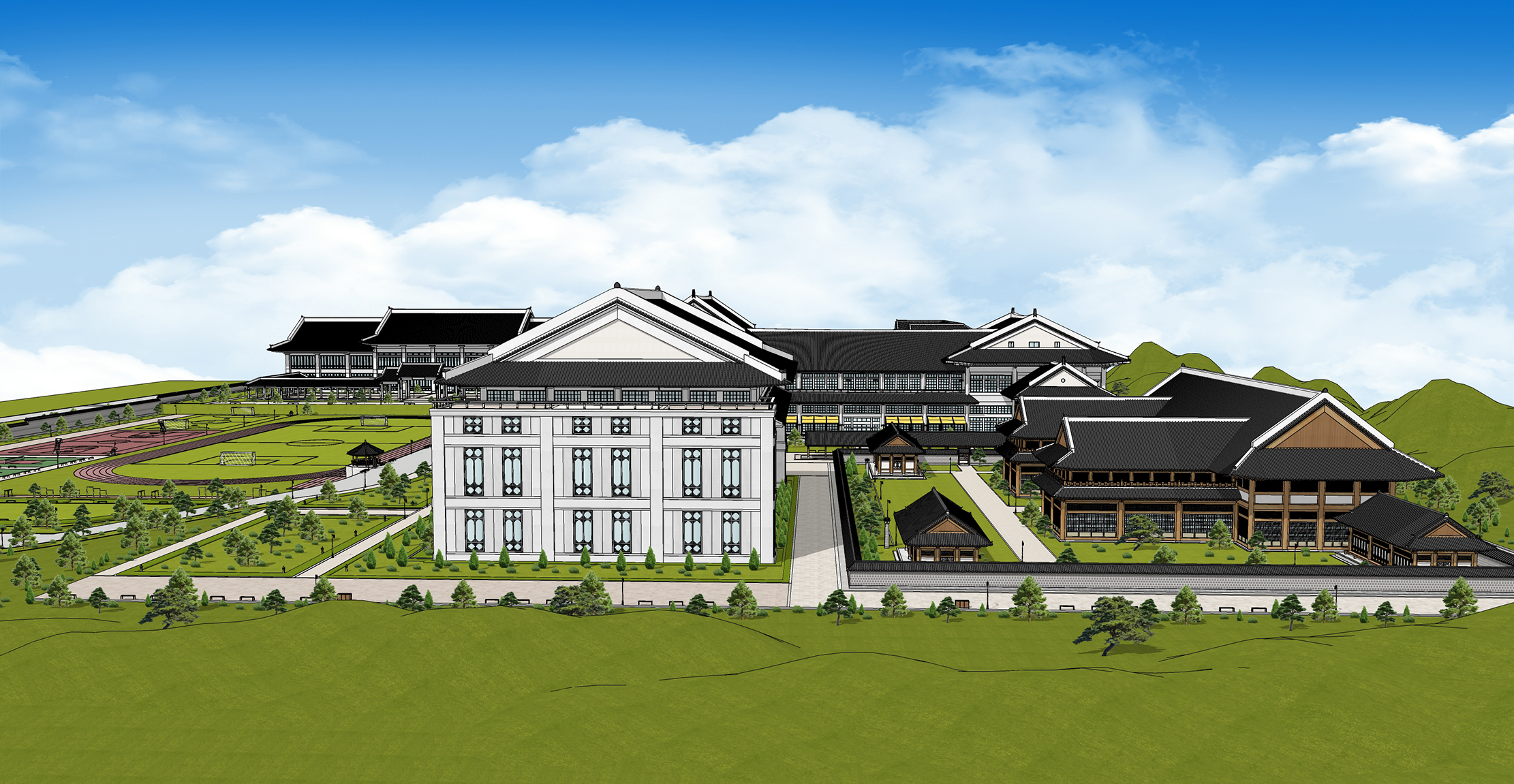 학교 동양풍학교Oriental-style school-37