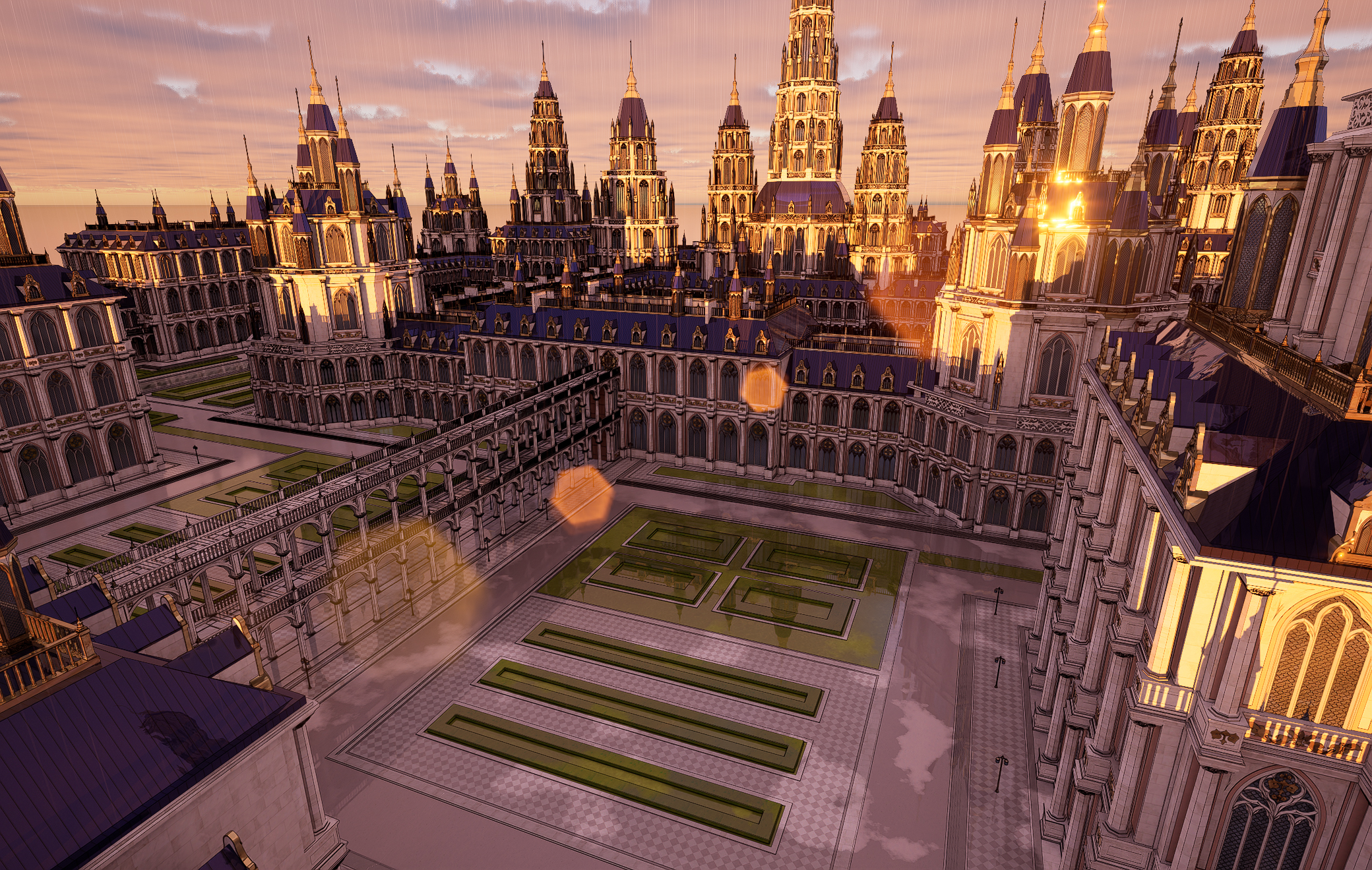 중세 판타지 궁전-2