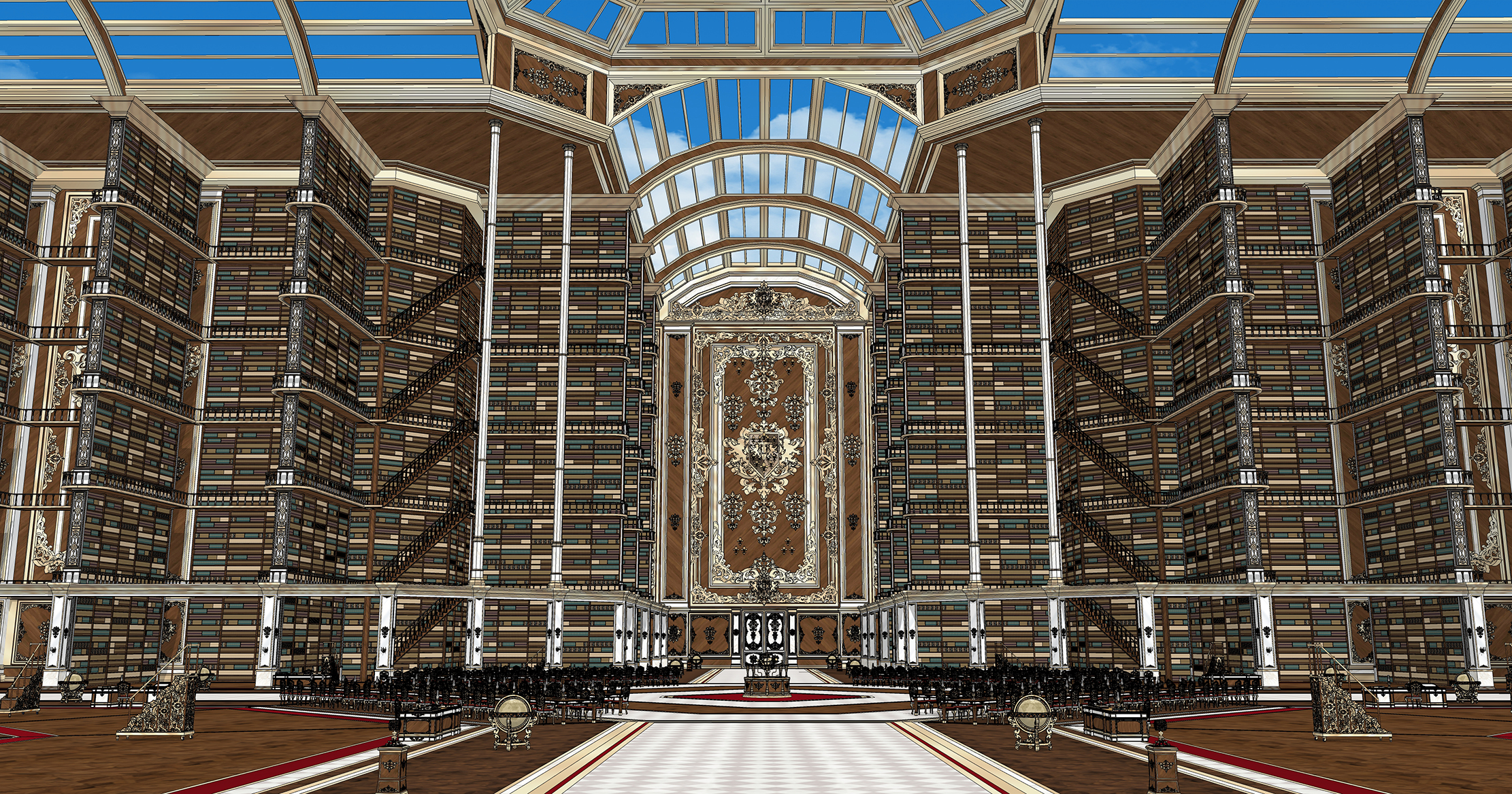 왕실 도서관 royal library2-4 왕실 도서관 royal library2-4