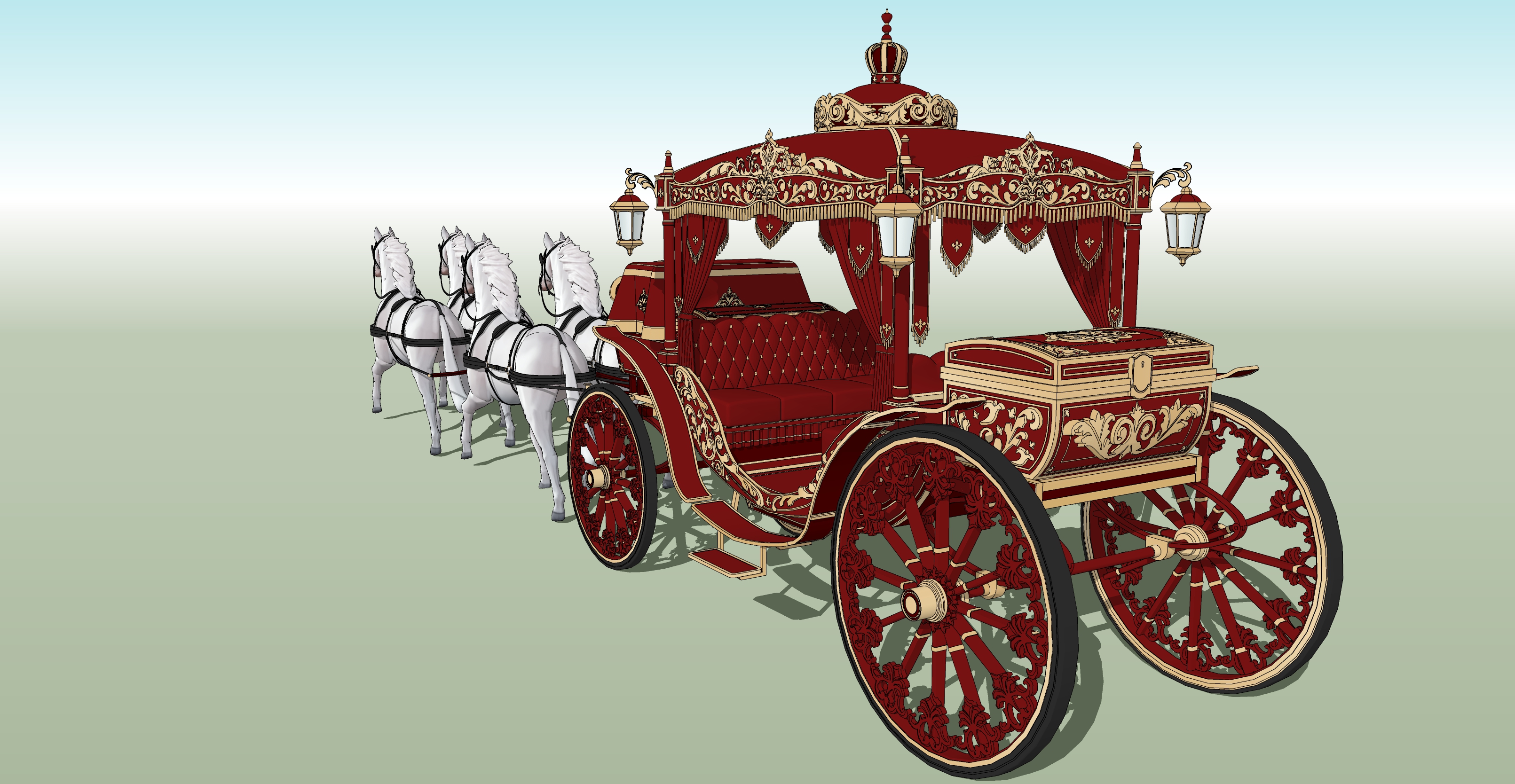 데이트용 마차 붉은색 Carriage for a date red-3 데이트용 마차 붉은색 Carriage for a date red-3