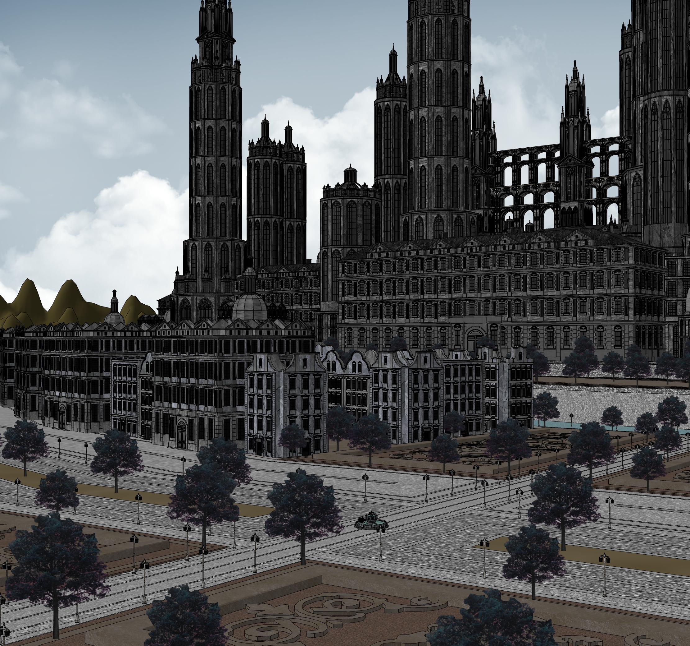 Wizard's City Castle Version Ruins_마탑도시 성 폐허버전-1-7