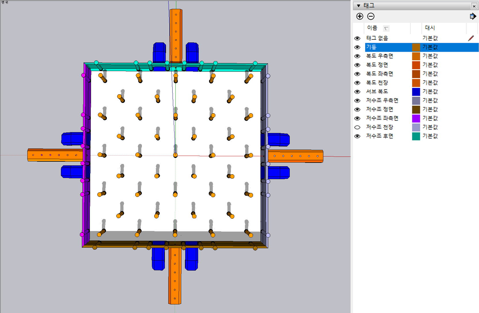 지하수로 태그레이어