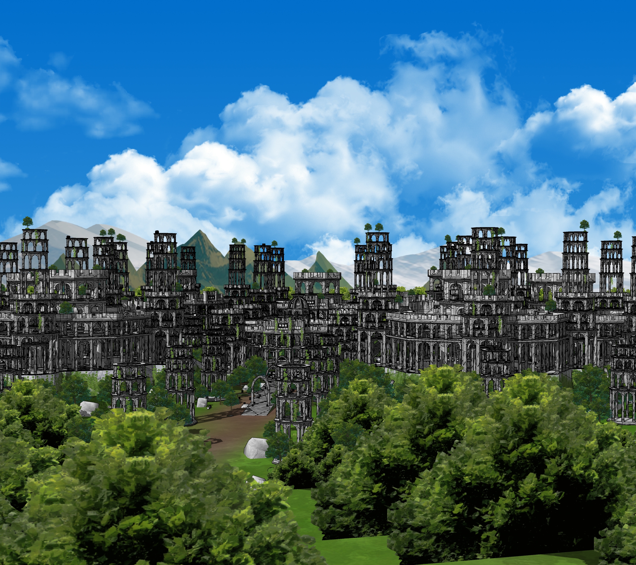 대형 유적 폐허2-18