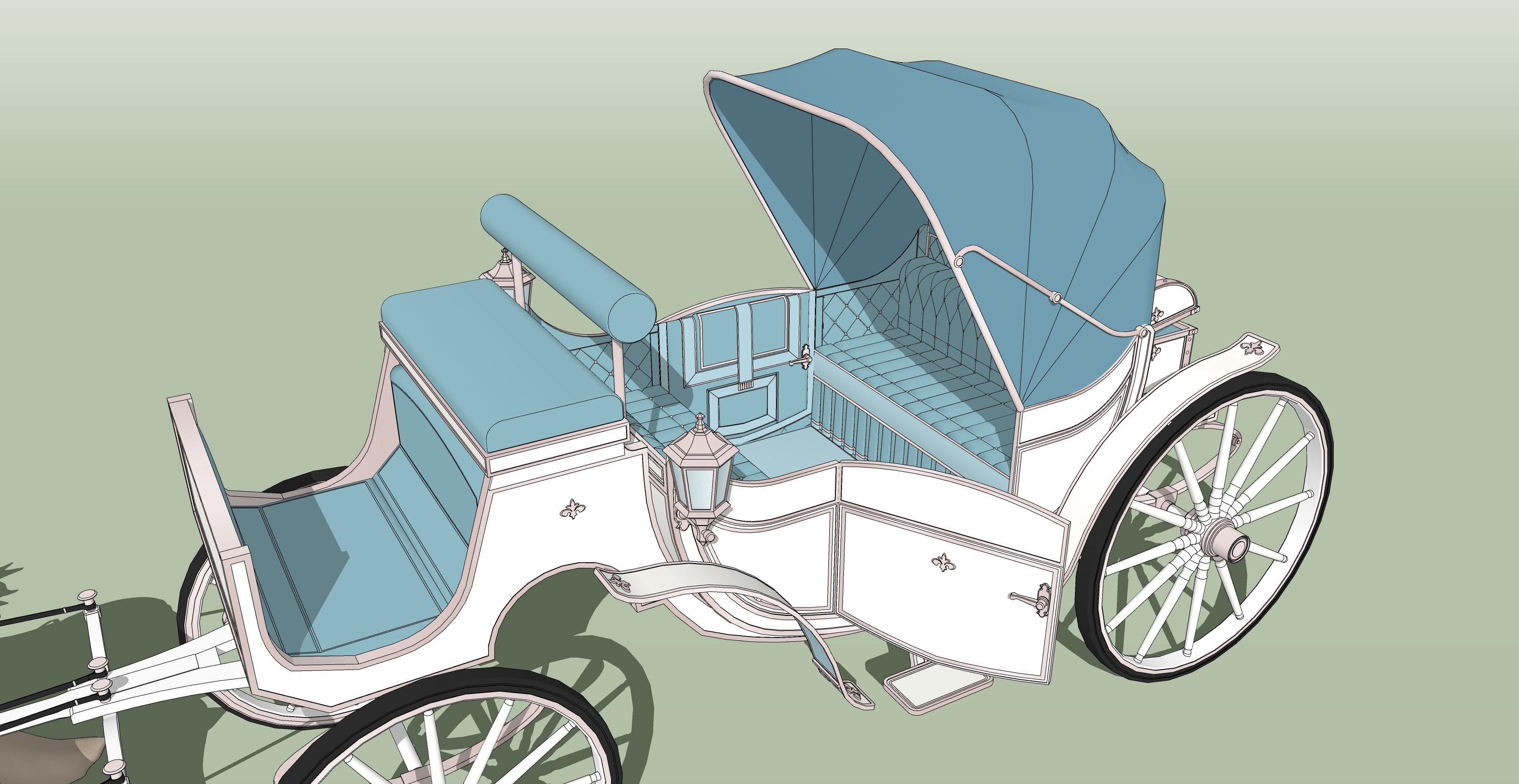 오픈형 마차 open carriage-4 오픈형 마차 open carriage-4