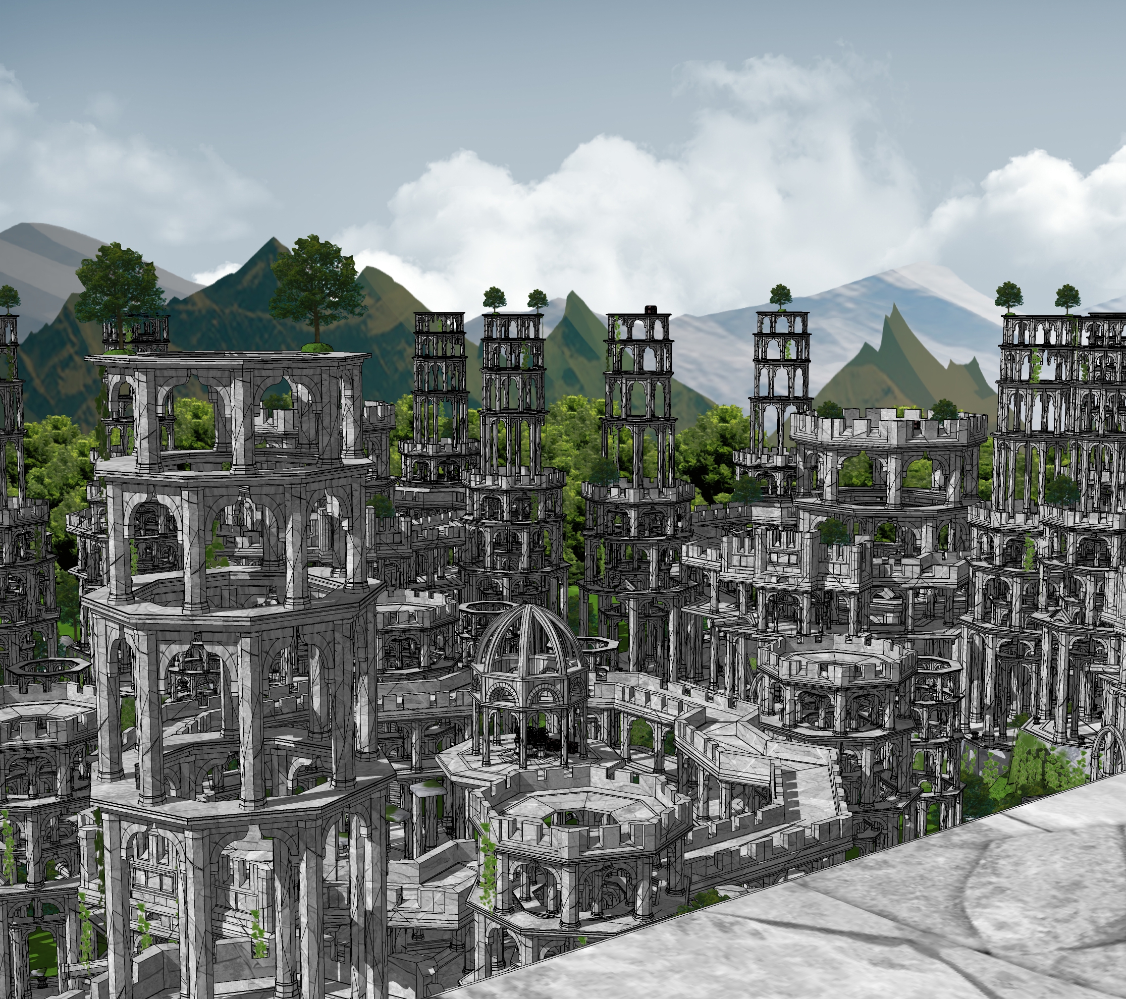 대형 유적 폐허2-16